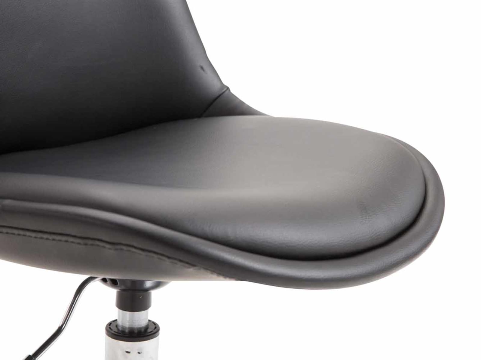 Lot de 4 Chaises de salle à manger Maverick similicuir avec pied trompette