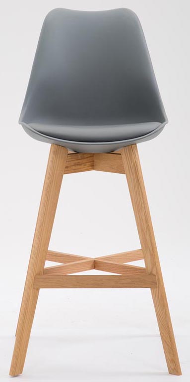 Lot de 2 Tabourets de bar Cannes avec coque en plastique