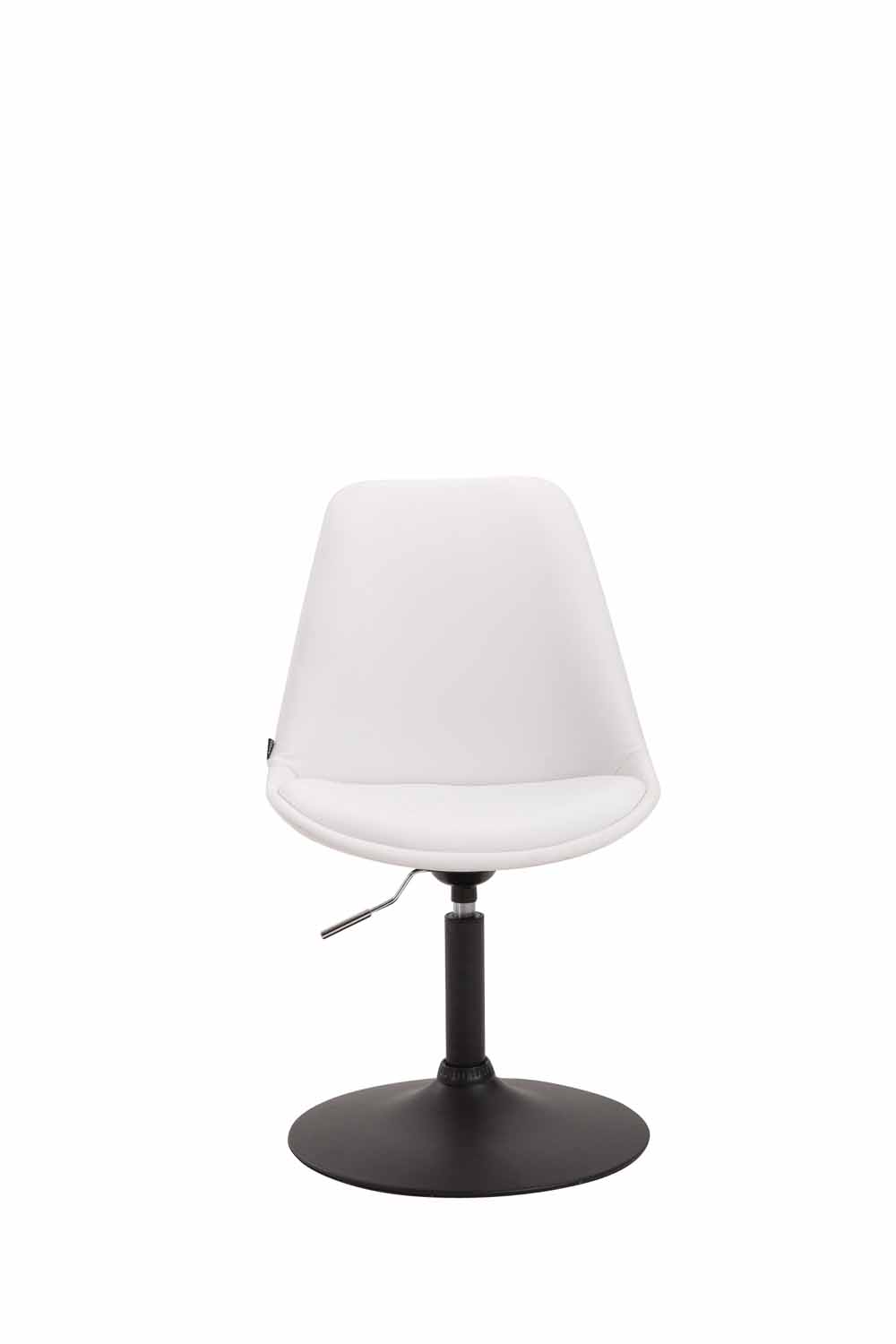 Chaise de salle à manger Maverick en similicuir avec pied trompette