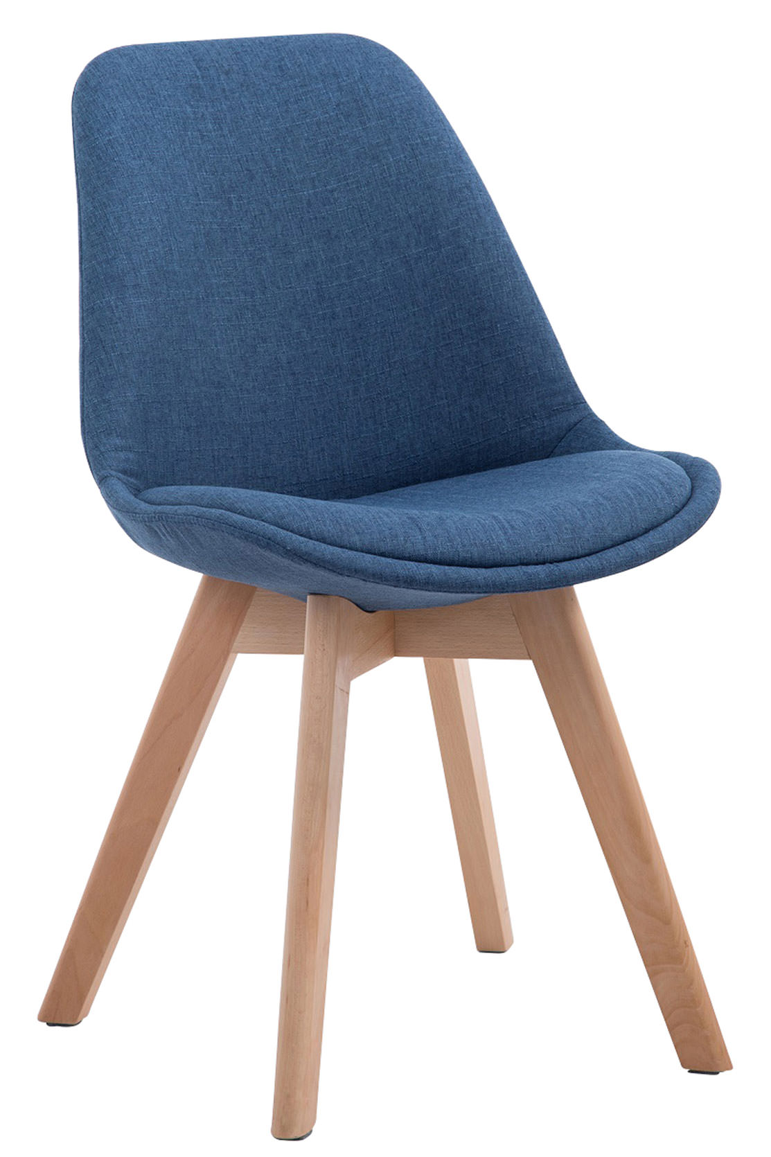 Lot de 4 chaises de salle à manger Borneo V2 en Tissu
