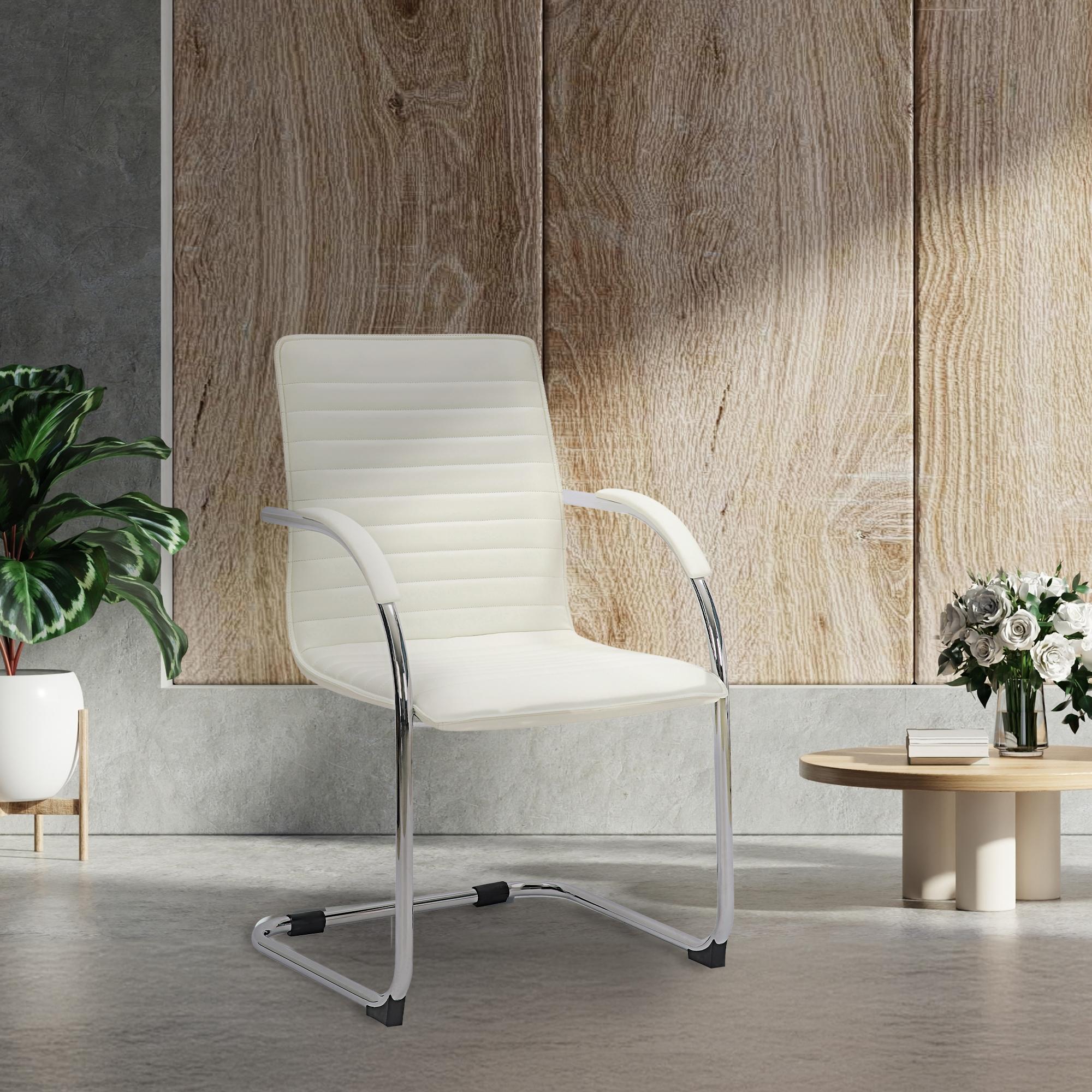 Chaise visiteur Tira similicuir