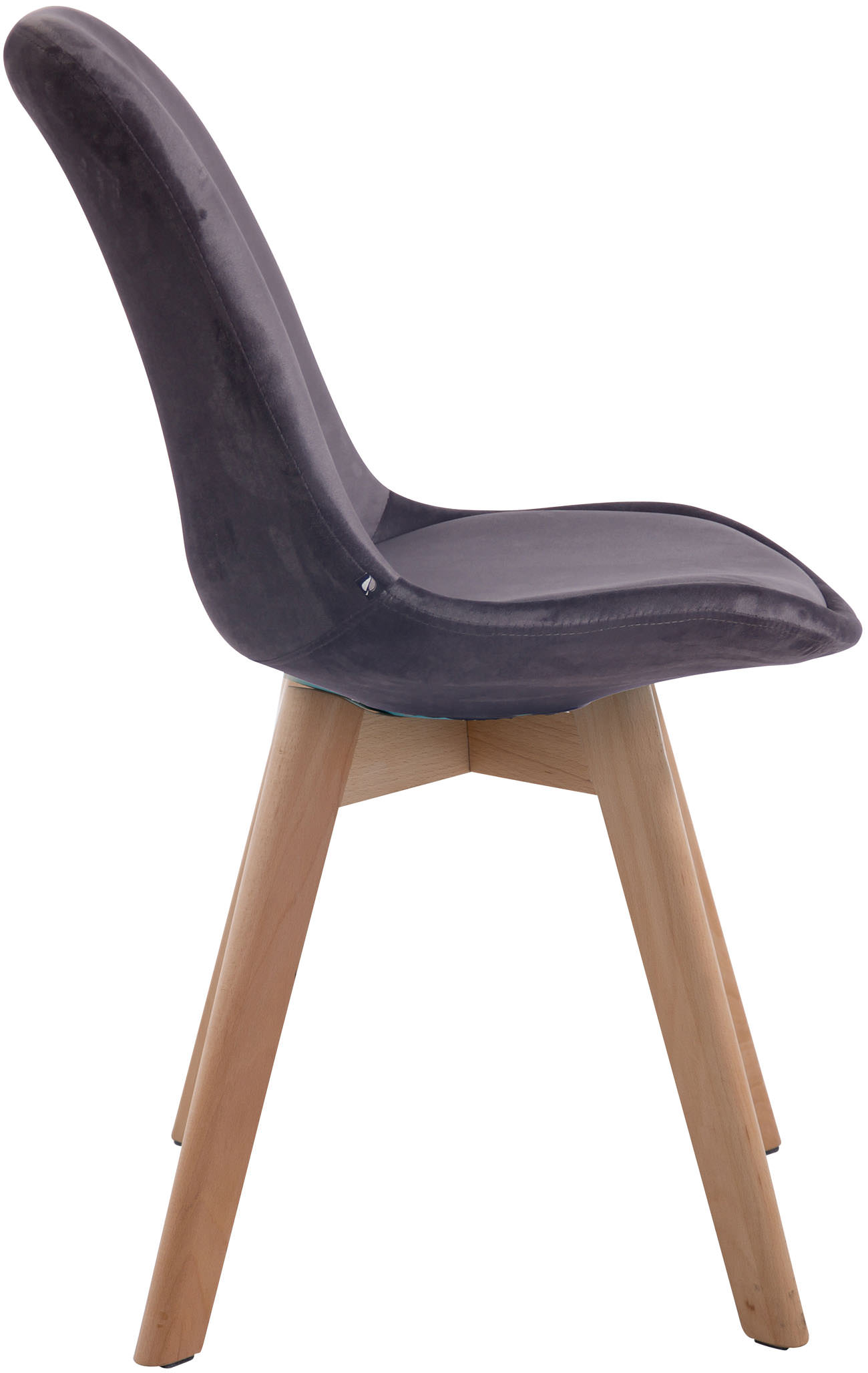 Chaise de salle à manger Borneo V2 en velours