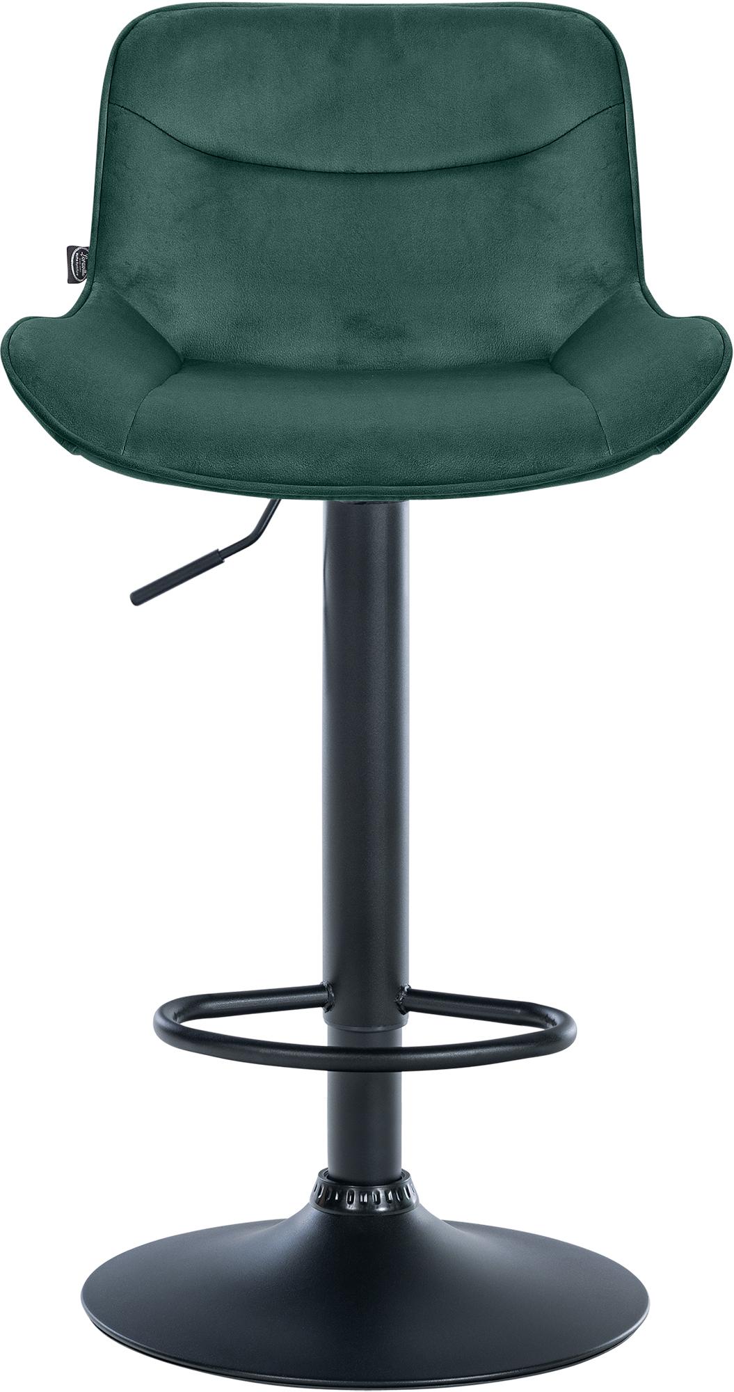 Tabouret de bar Vonore velours