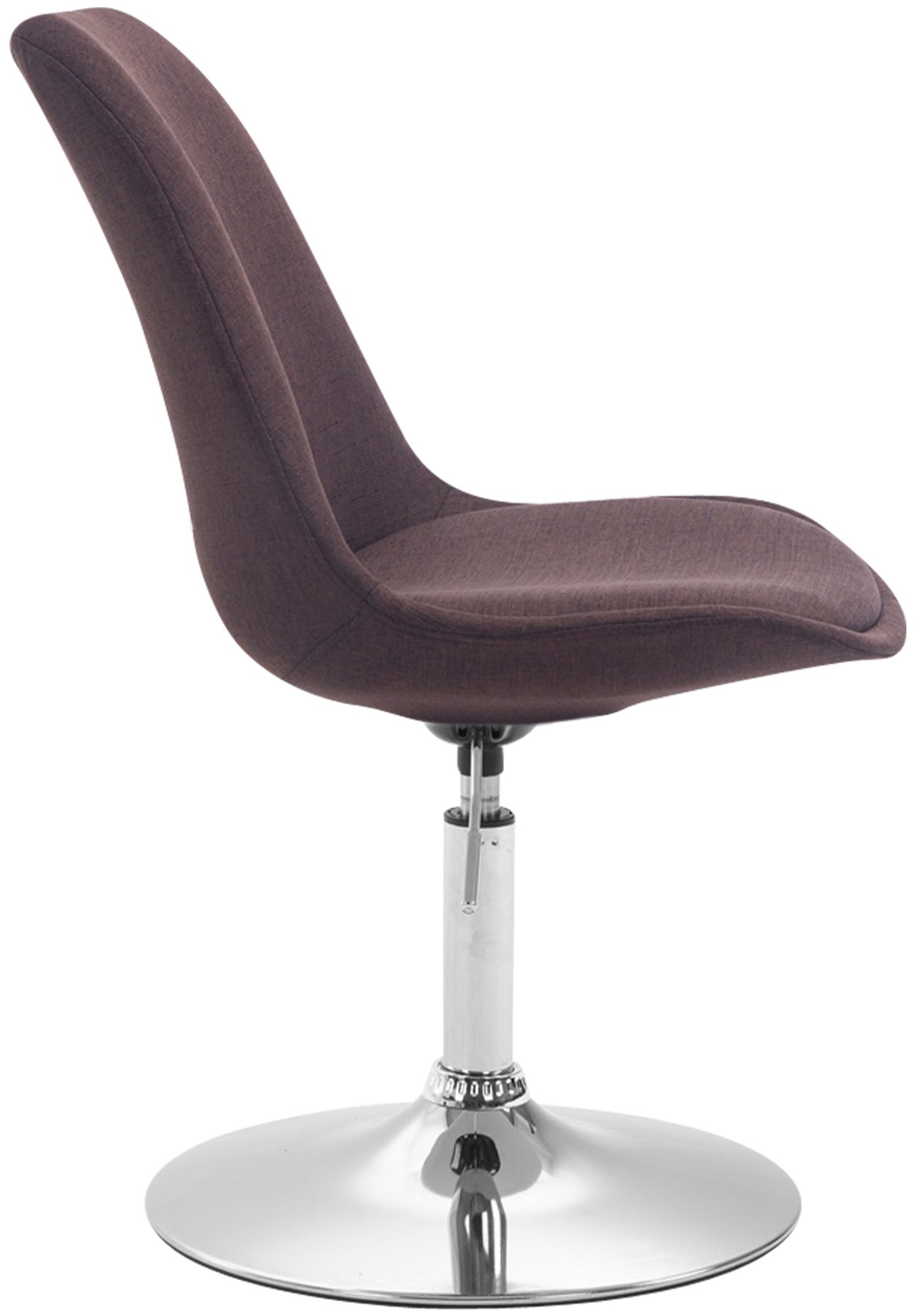 Chaise de salle à manger Maverick tissu avec pied trompette