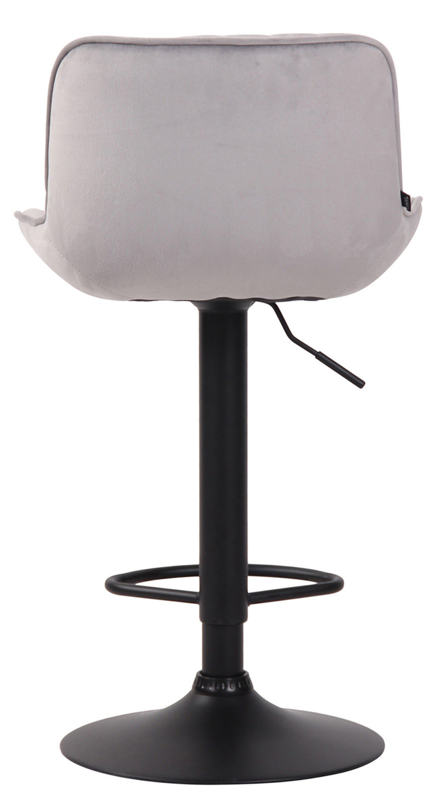 Lot de 2 Tabourets de bar Lentini en Velours Pied trompette en Métal