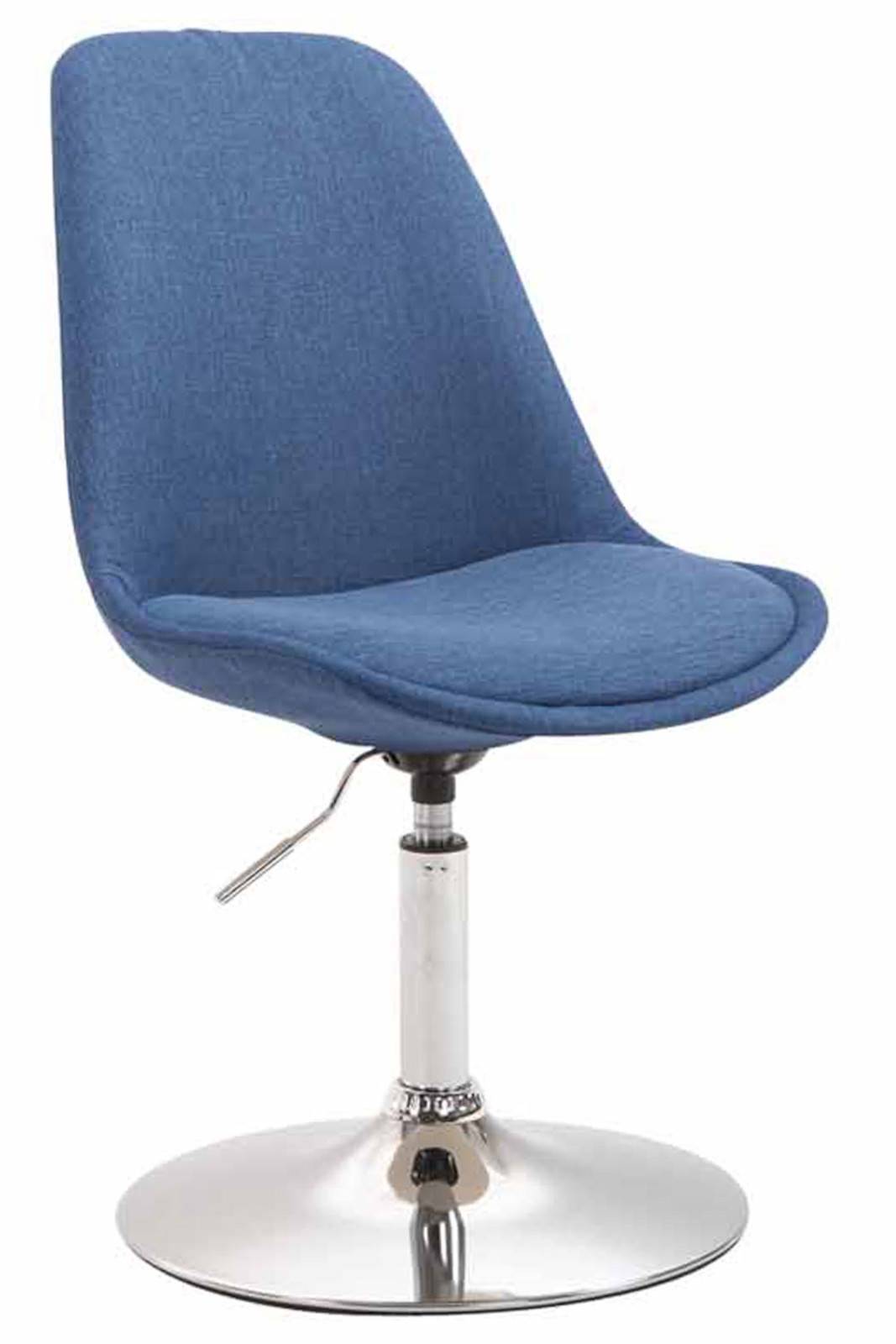 Lot de 4 Chaises de salle à manger Maverick tissu avec pied trompette