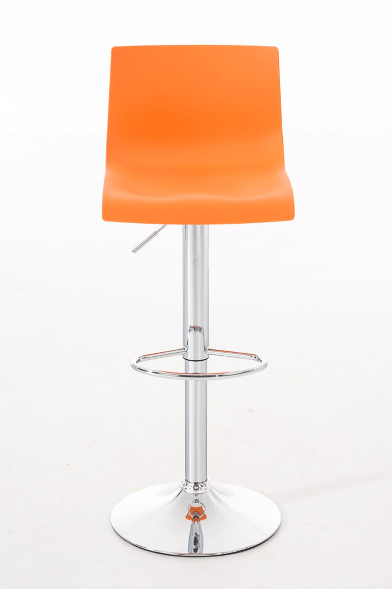 Lot de 2 tabouret de bar Hover Assise Plastique et Piètement Métal chromé