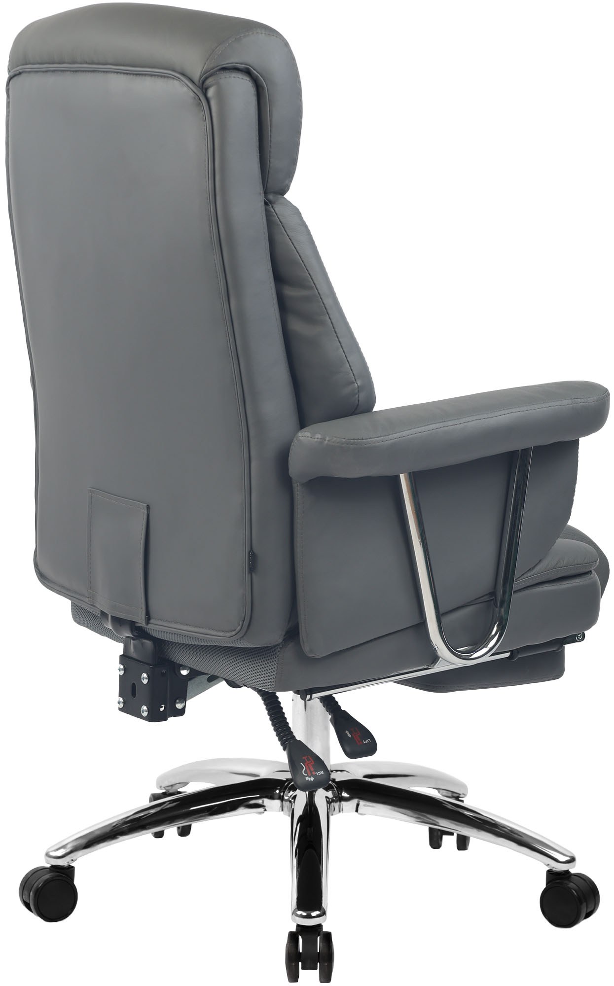 Chaise de bureau Dahra en cuir véritable