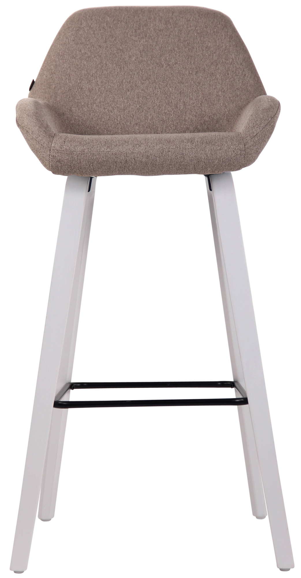 Tabouret de bar Newnan en tissu à 4 pieds