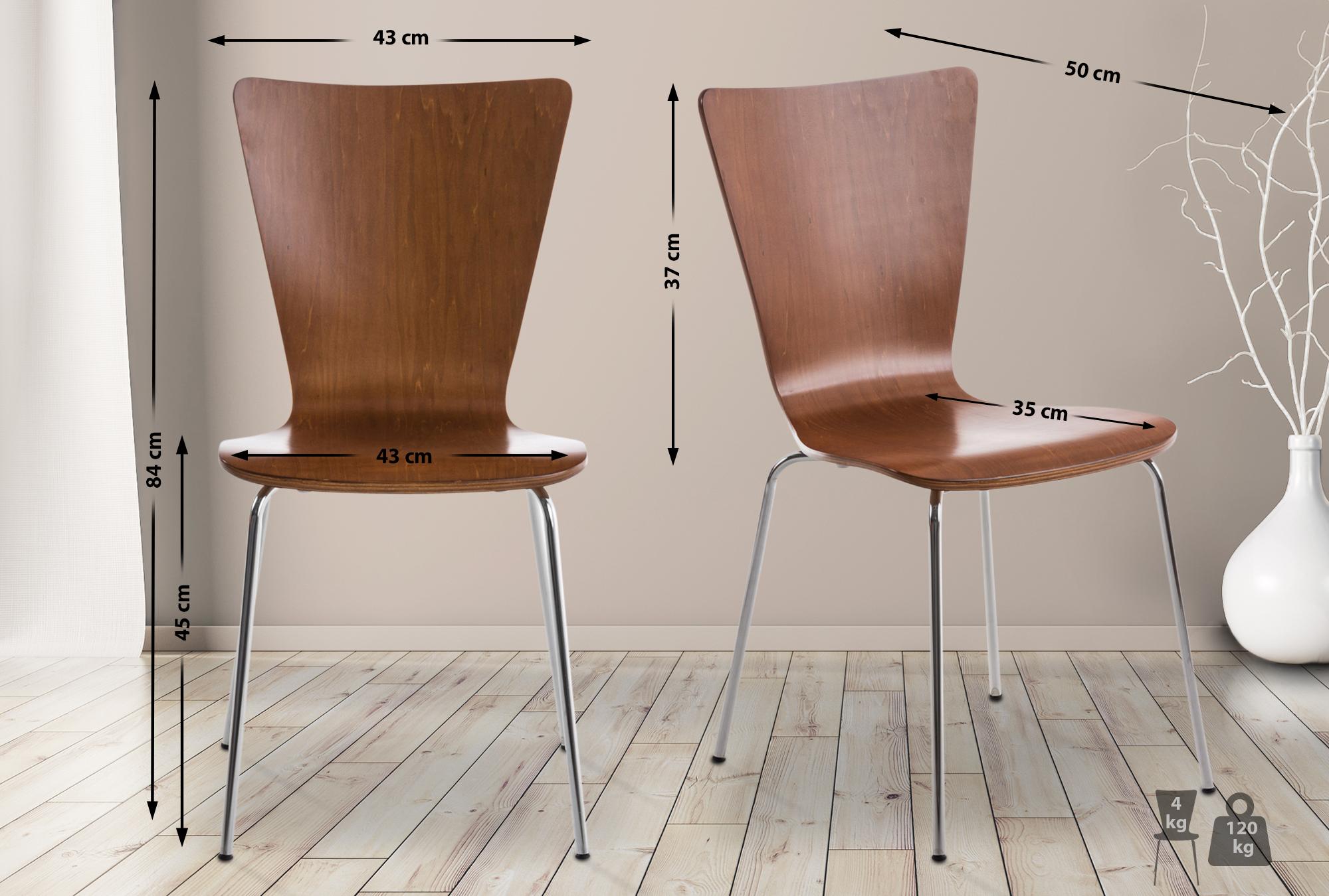 Chaise empilable Aaron Marron