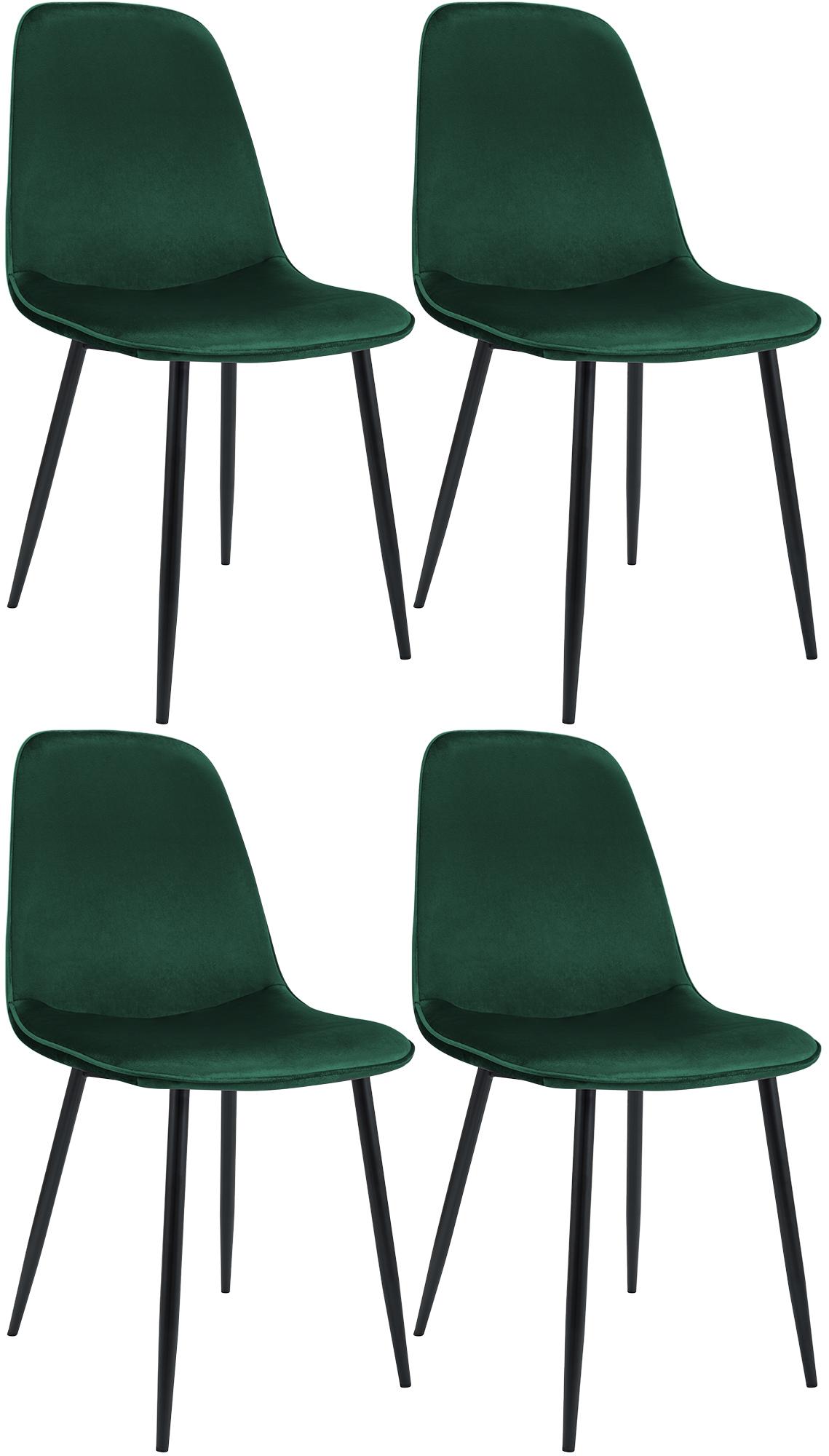 Ensemble de 4 chaises de salle à manger Maryam