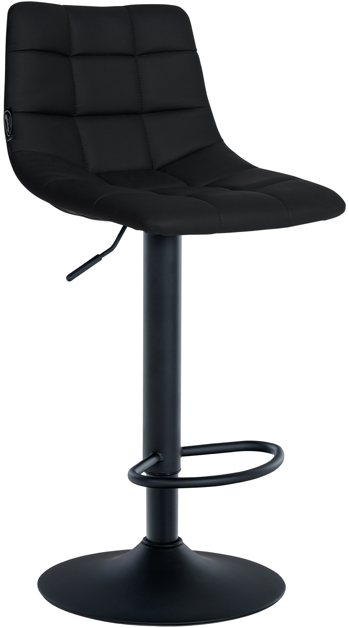 Lot de 2 tabourets de bar Jerry en similicuir