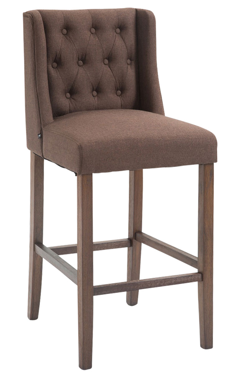 Tabouret de bar Cassandra tissu