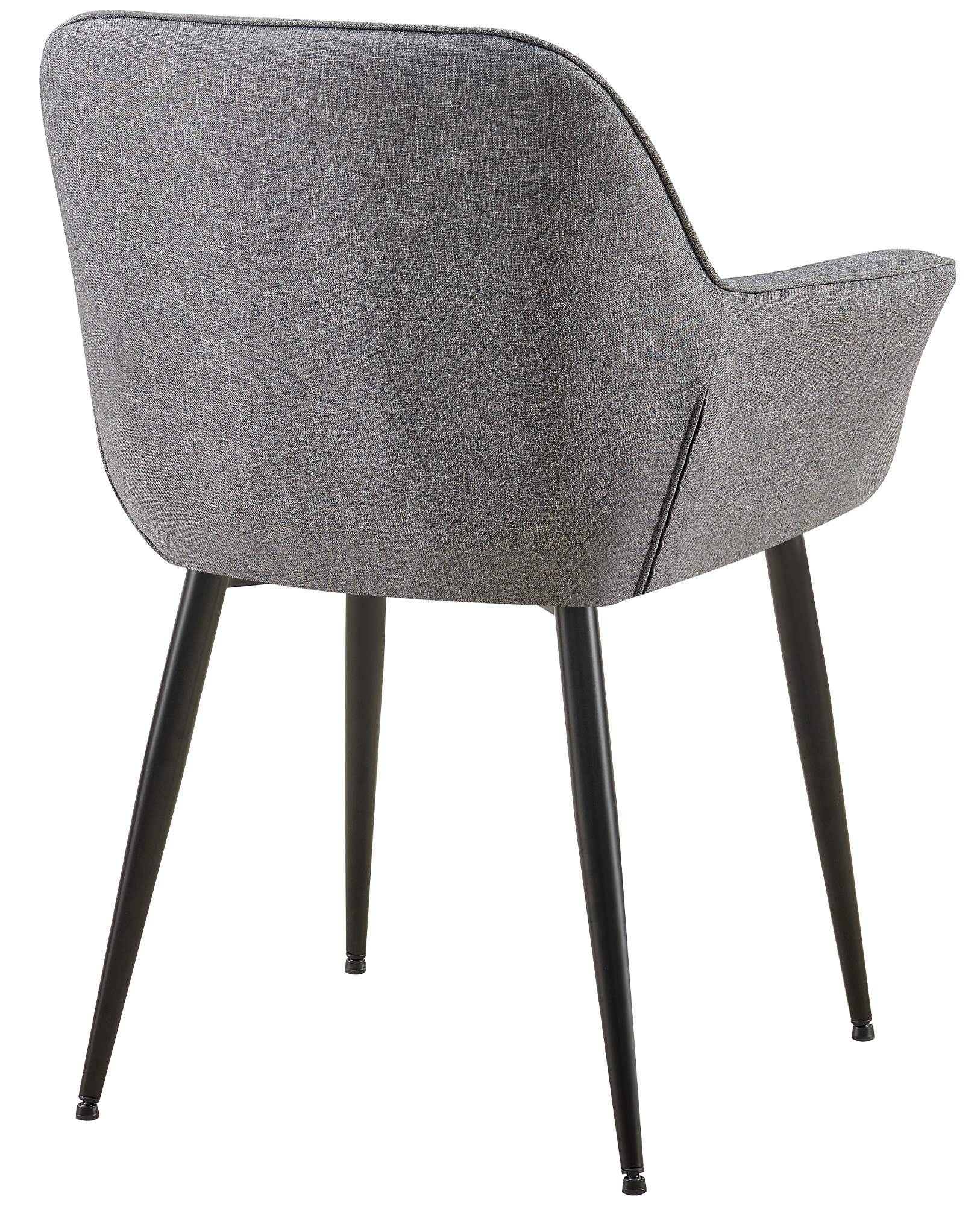 Chaise de salle à manger Roseville avec accoudoirs et pieds en métal