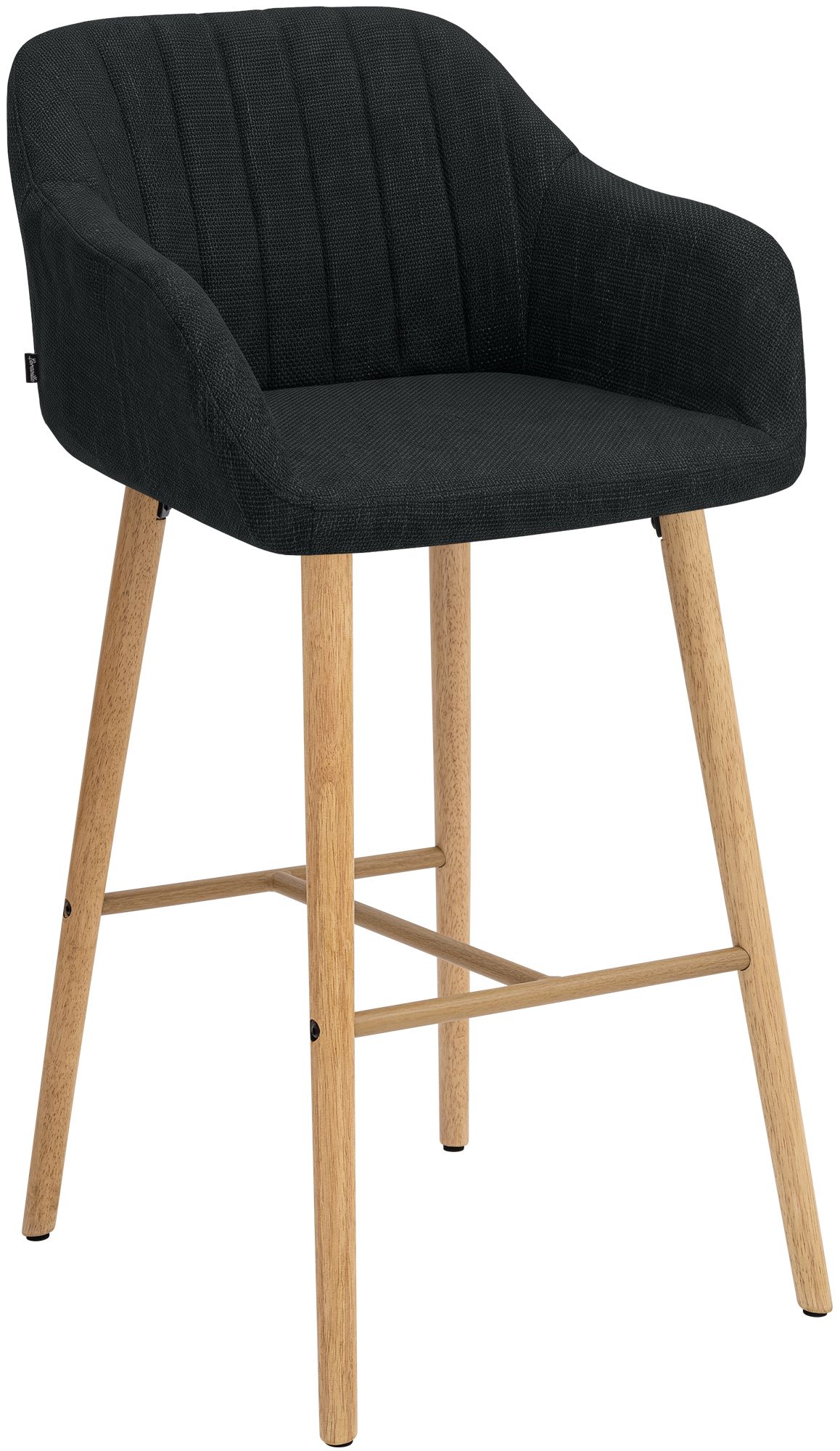 Tabouret de bar Ando tissu