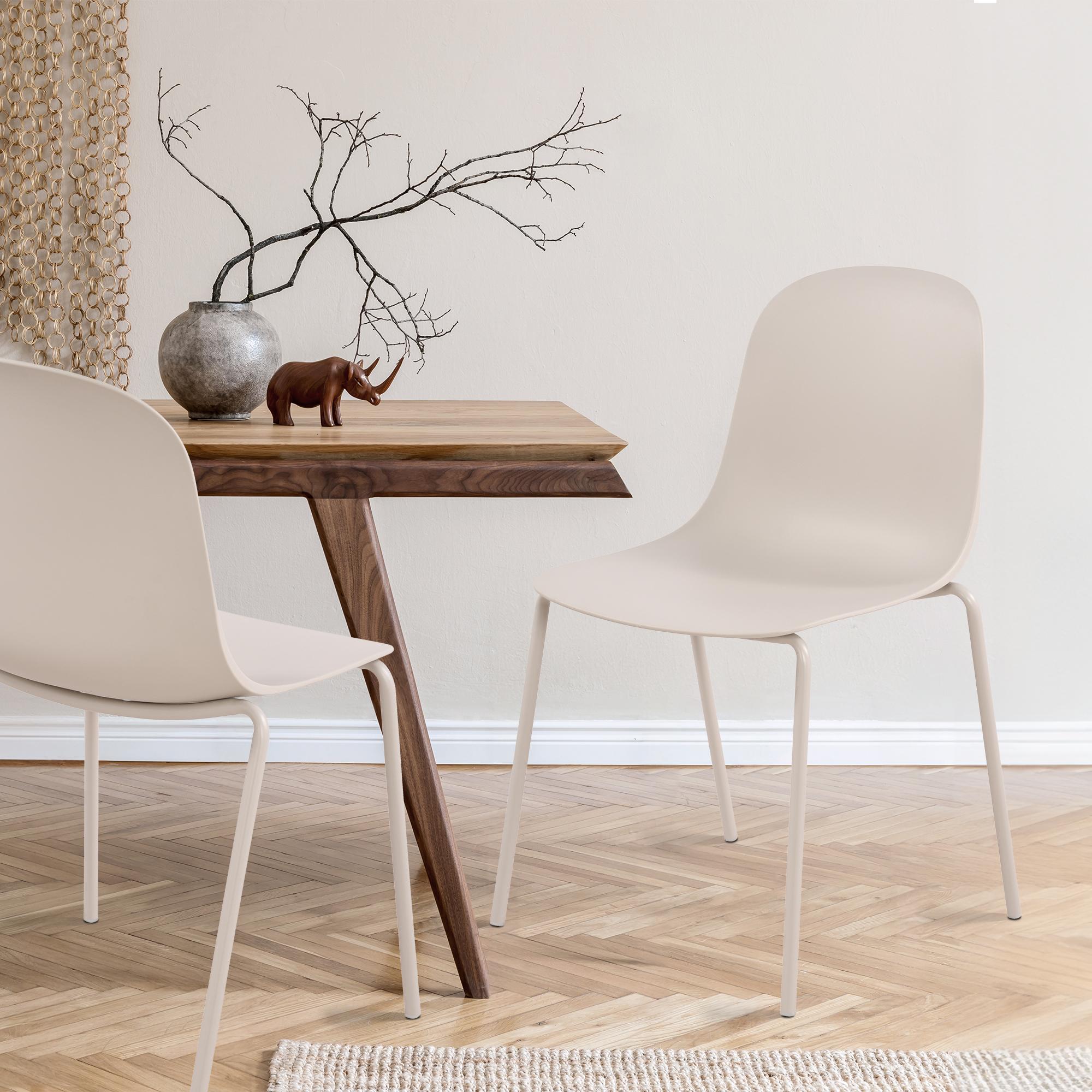 Lot de 2 chaises de jardin Hardin