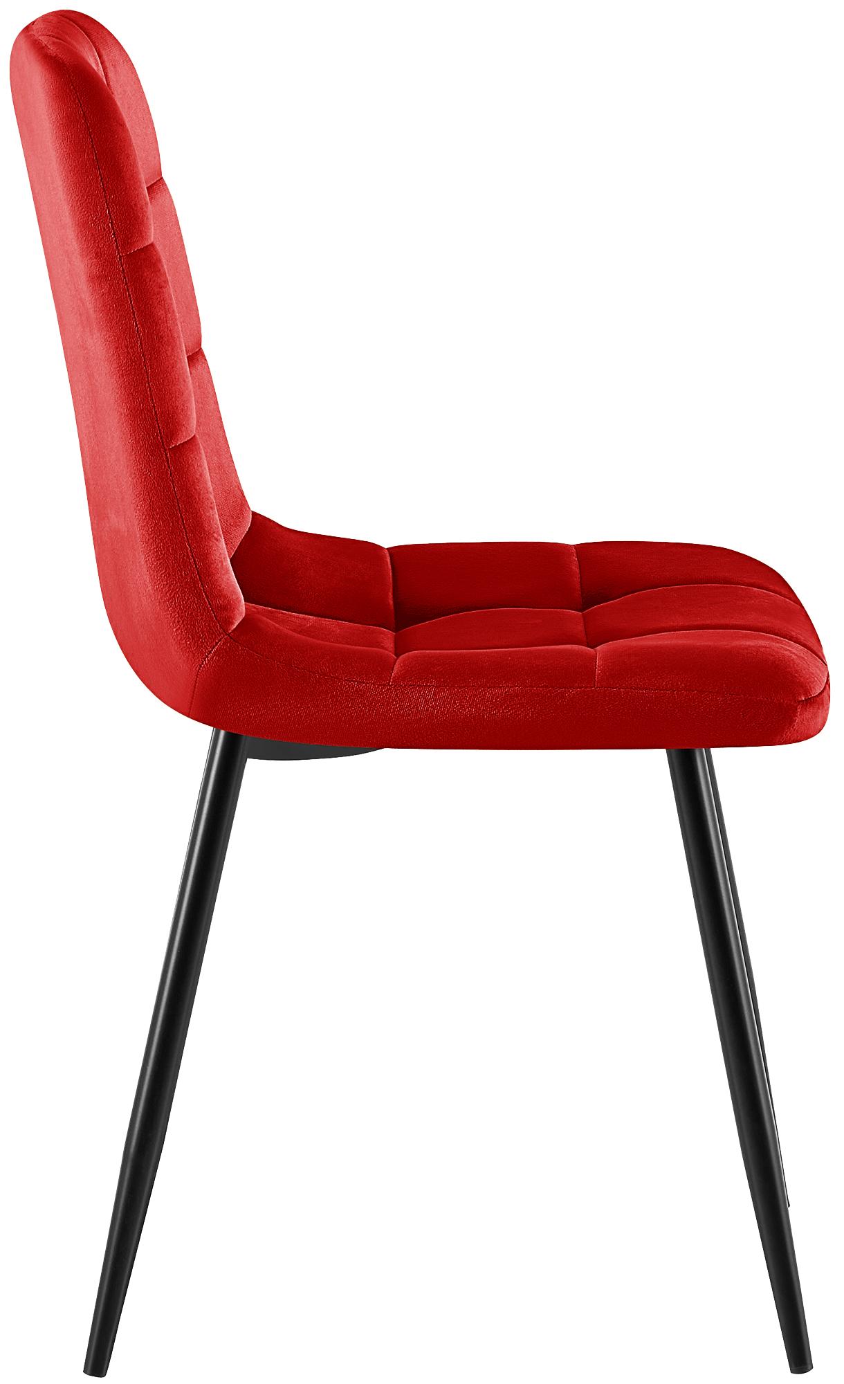 Chaise de salle a manger Antibes en velours