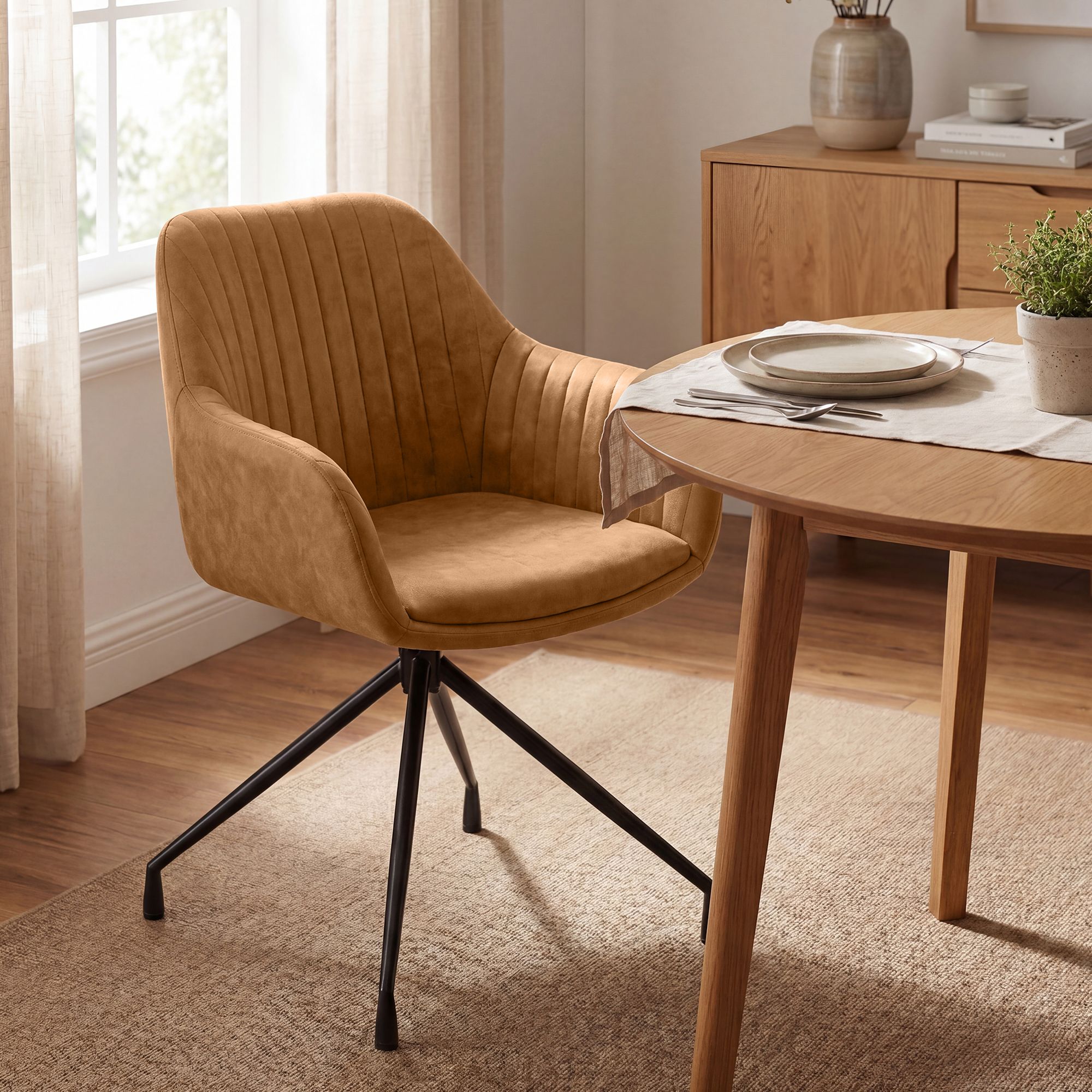 Lot de 2 chaises de salle a manger Novanis