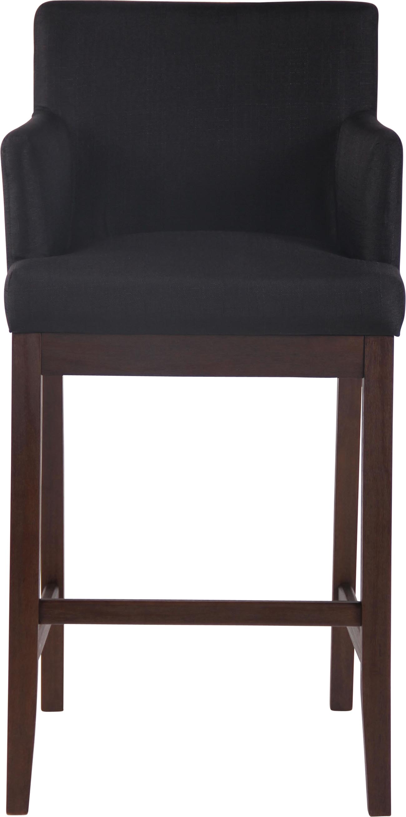 Lot de 2 tabourets de bar Laredo en tissu Pieds en Bois