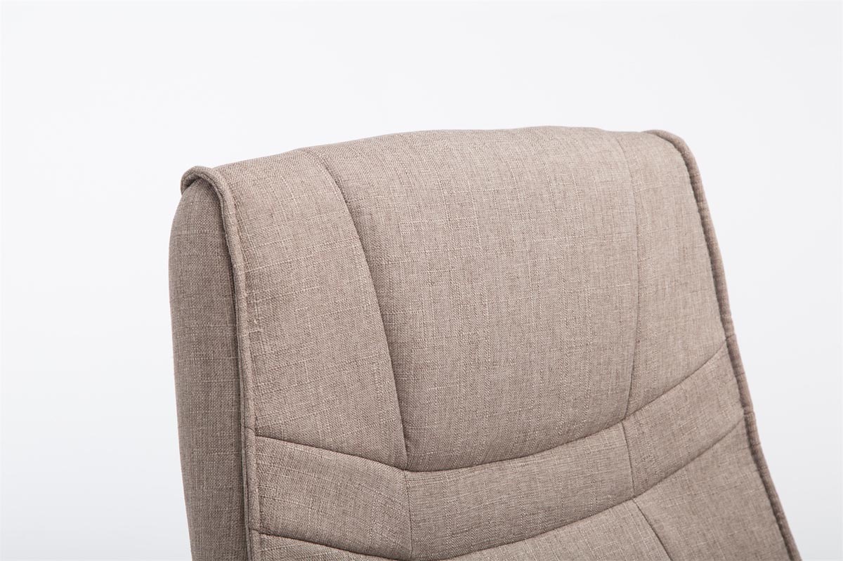 Chaise visiteur Attila tissu