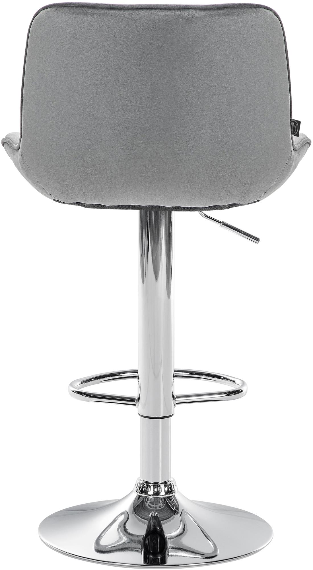 Tabouret de bar Vonore velours