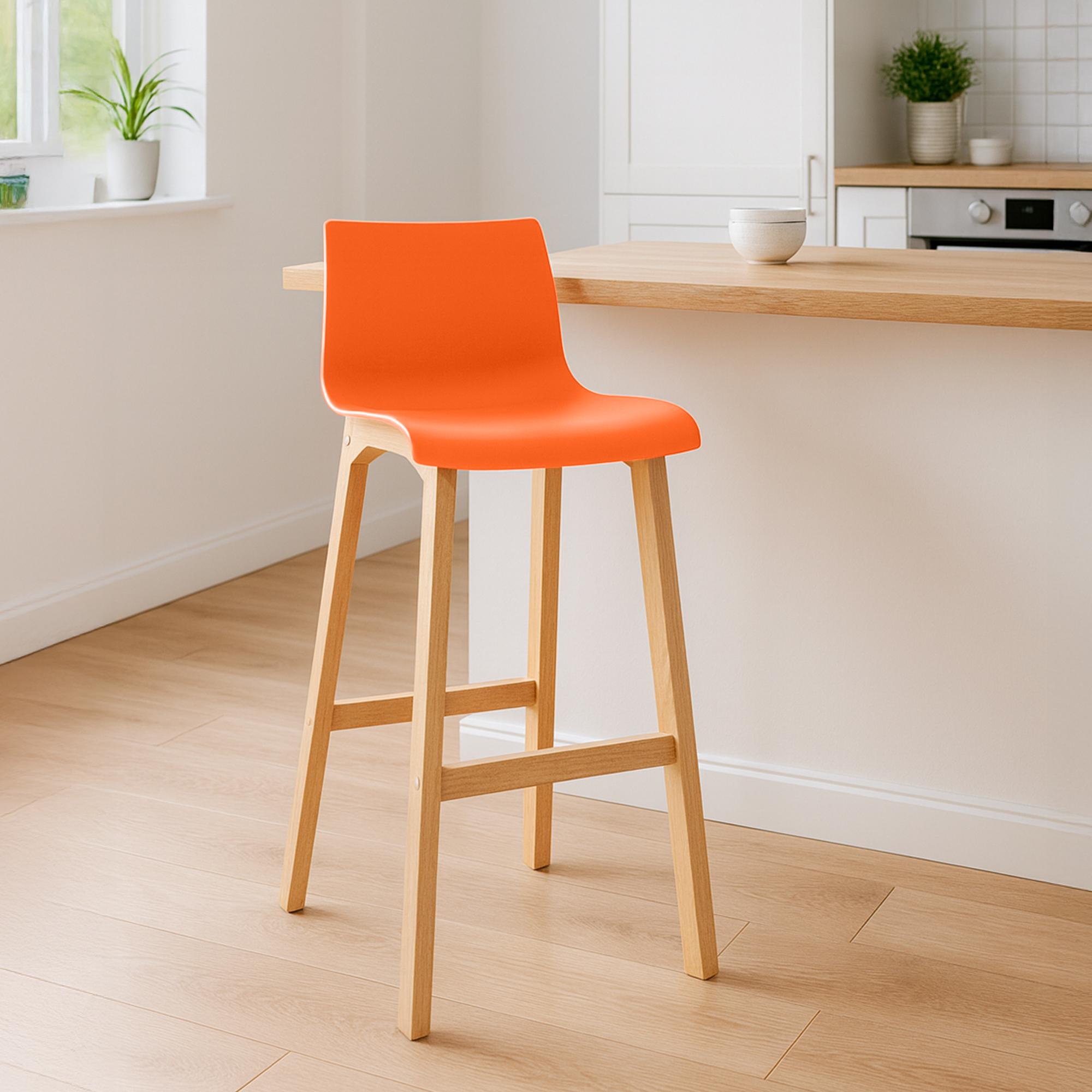 Tabouret de Bar Hover Pieds en Plastique Natura