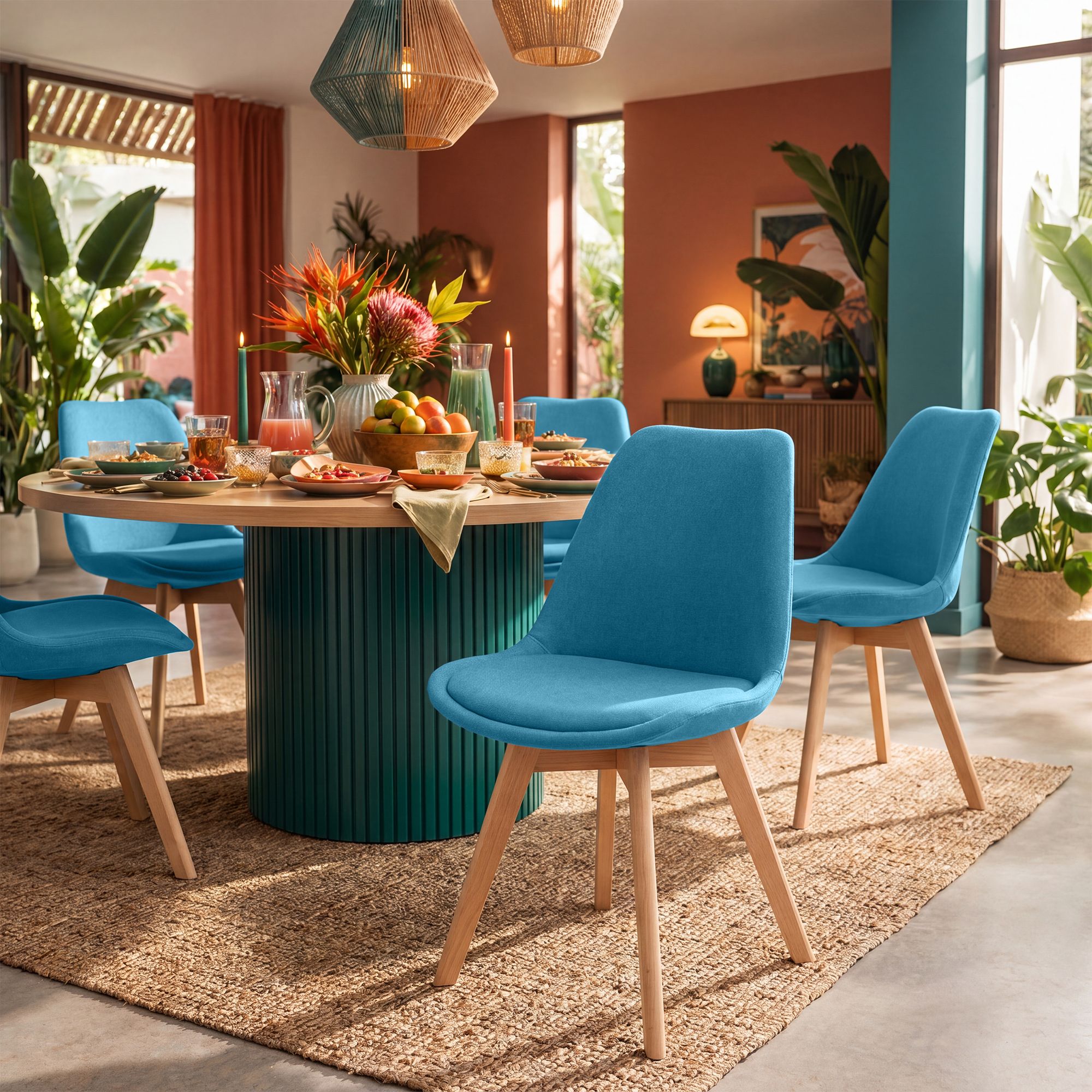 Chaise de salle à manger Linares : design élégant et confortable pour vos repas en famille ou entre amis
