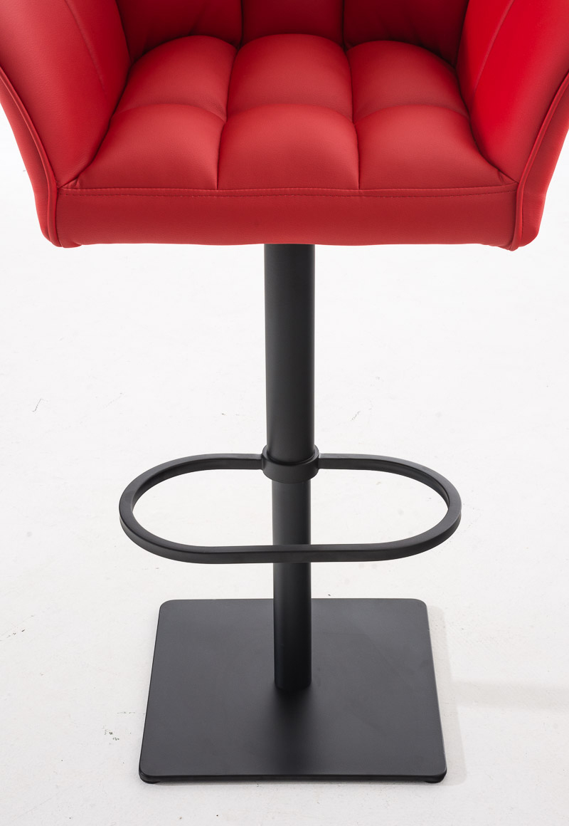 Lot de 2 tabourets de bar Damaso en similicuir
