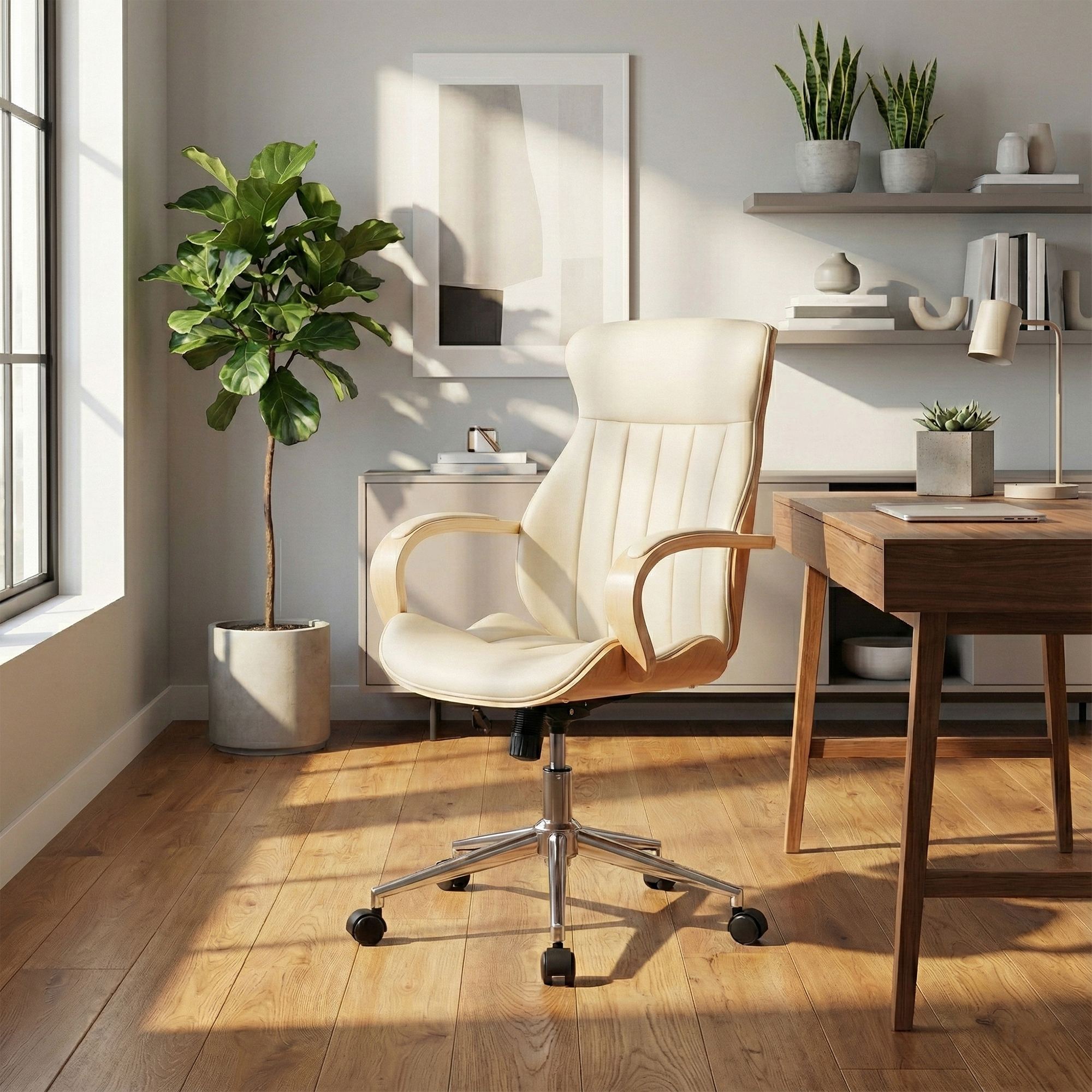 Fauteuil de bureau Melilla en similicuir