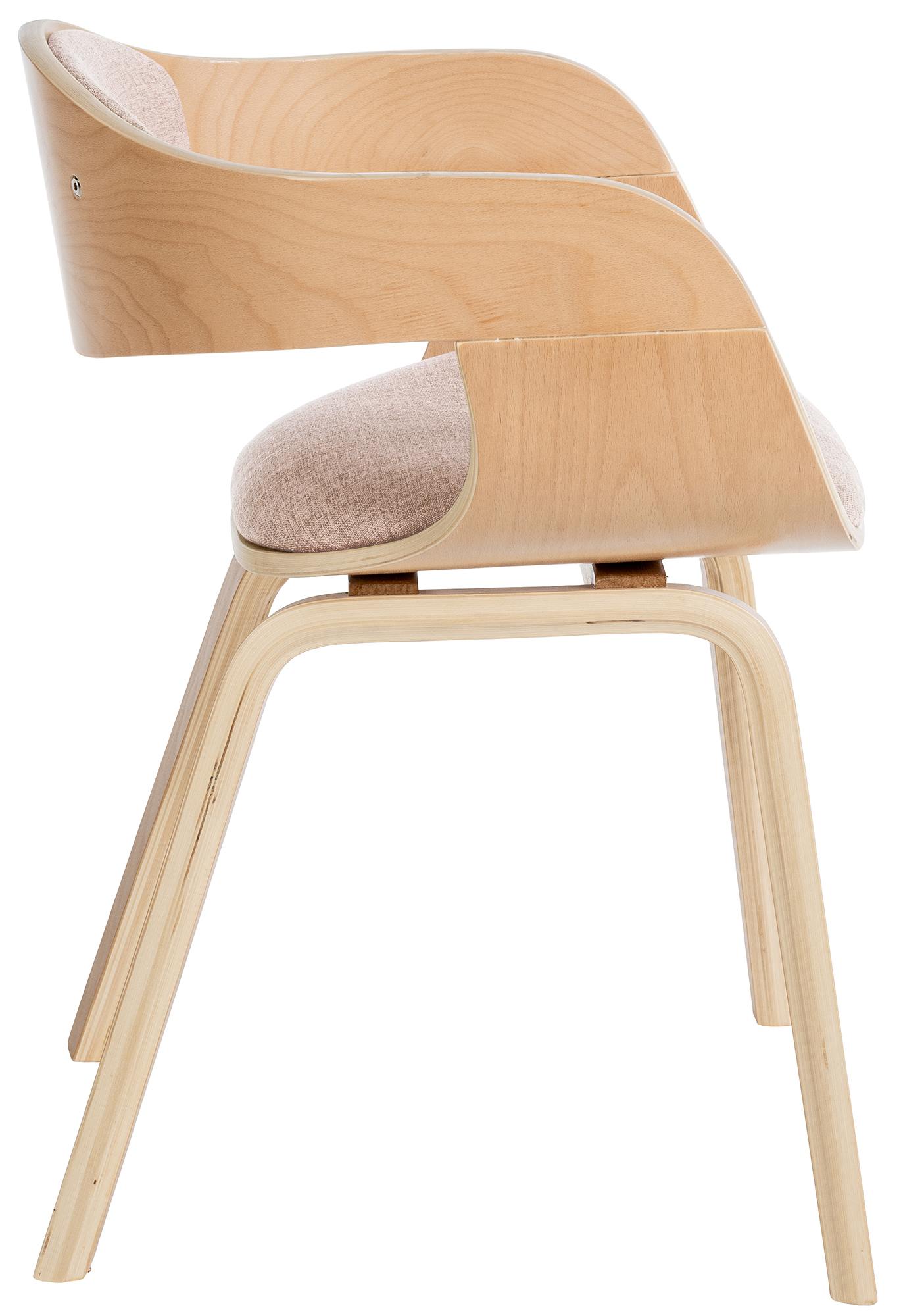 Lot de 2 chaises de salle à manger Kingston en Tissu
