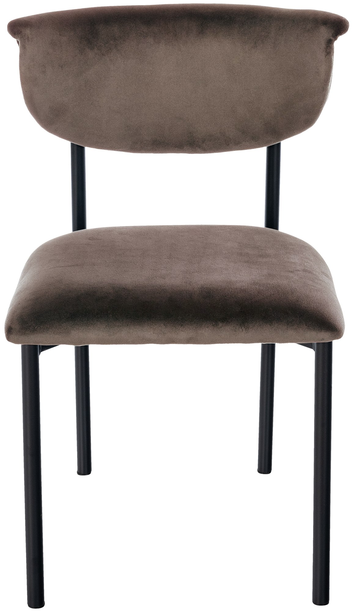 Chaise de salle à manger Gambell en Velours