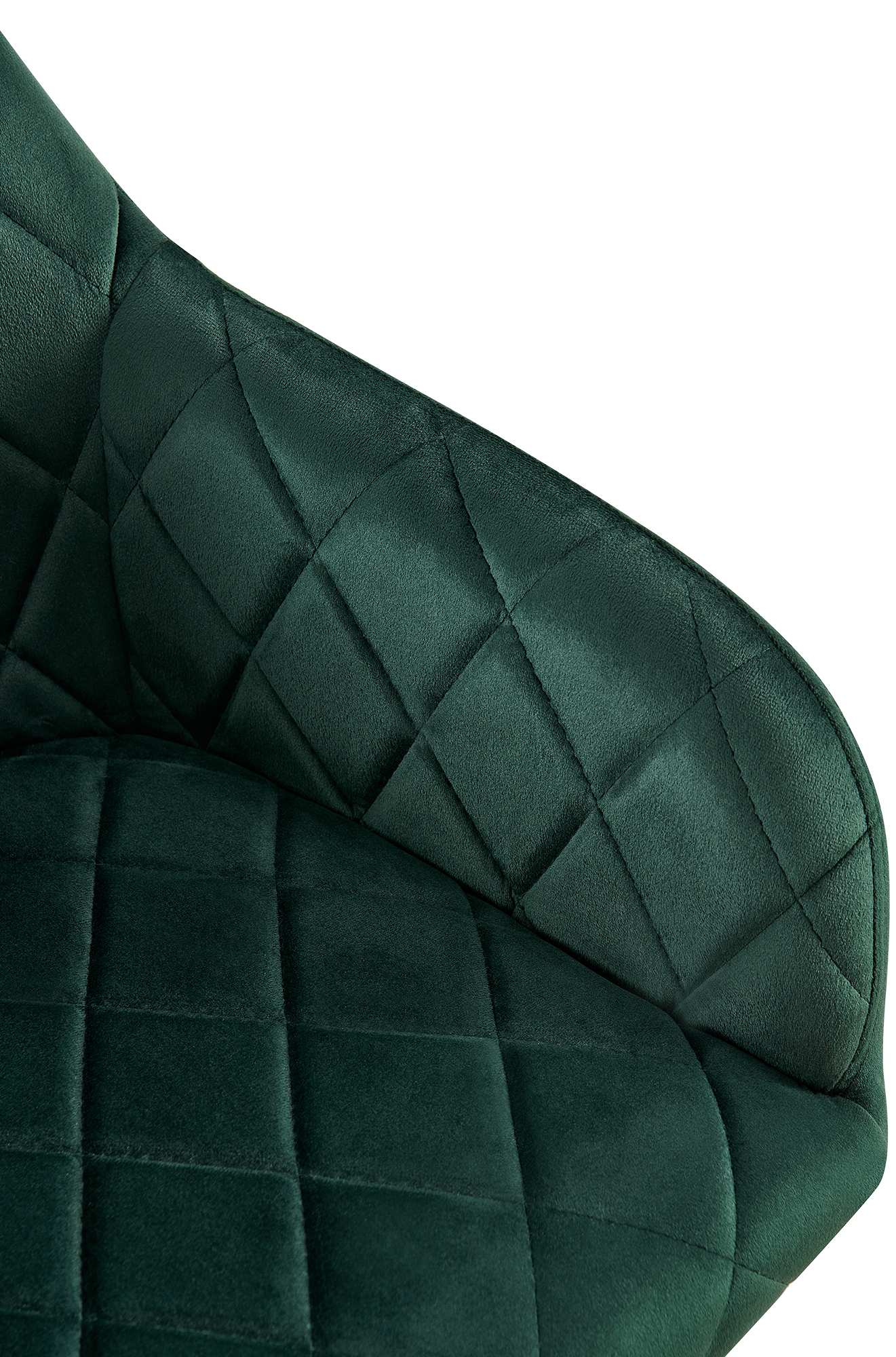 Lot de 2 chaises de salle à manger Monett velours