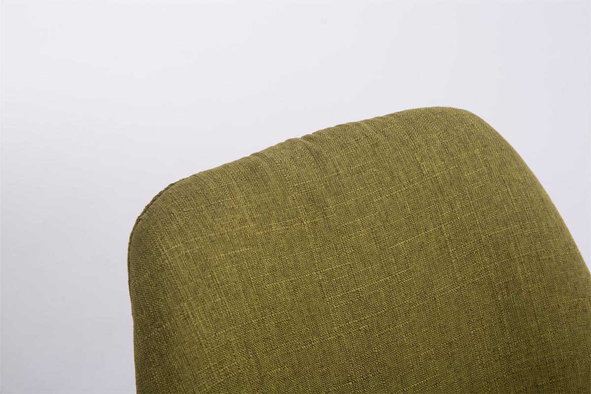 Chaise de salle à manger Troyes Pivotante en Tissu Piètement Carré