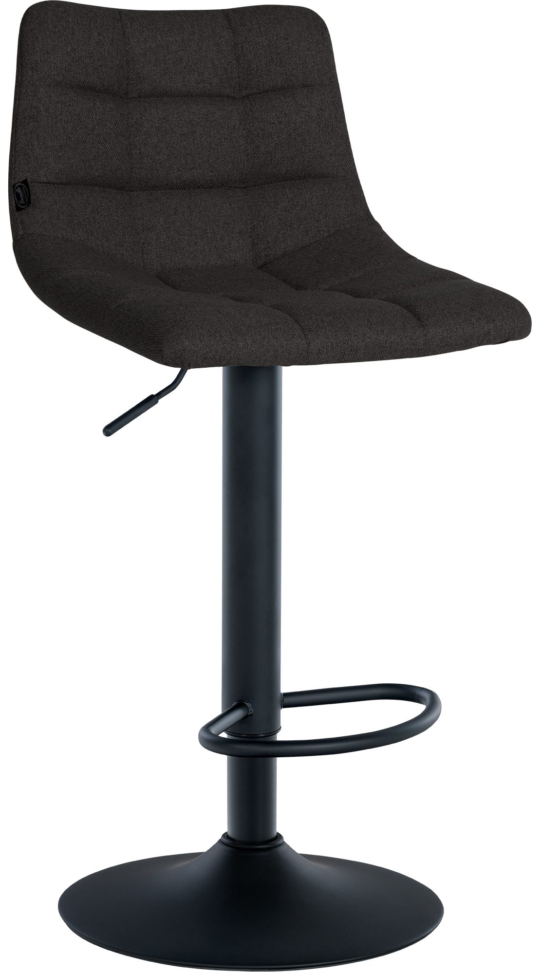 Lot de 2 tabourets de bar Jerry tissu