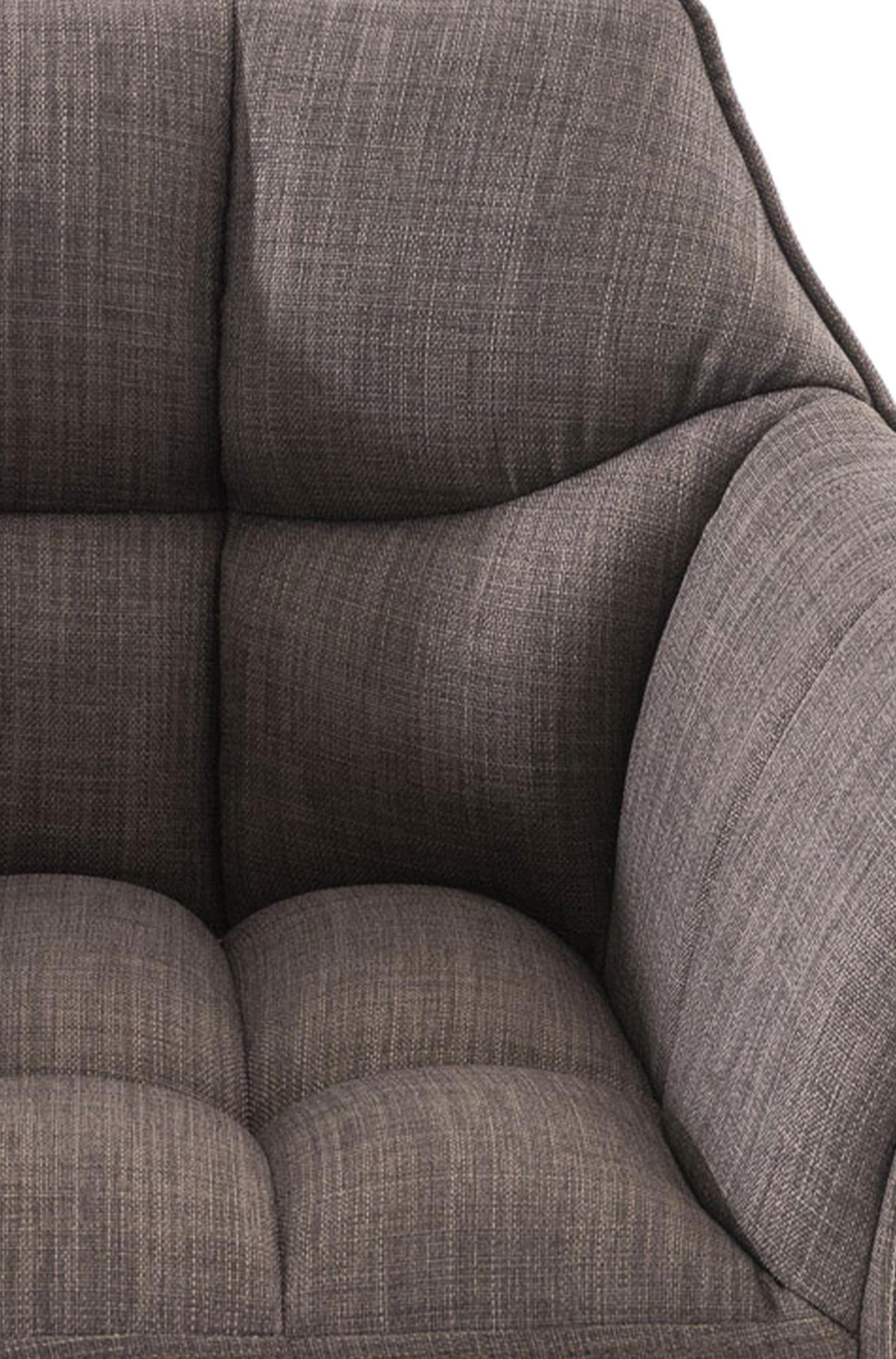Lot de 2 tabourets de bar Damaso avec revetement en tissu