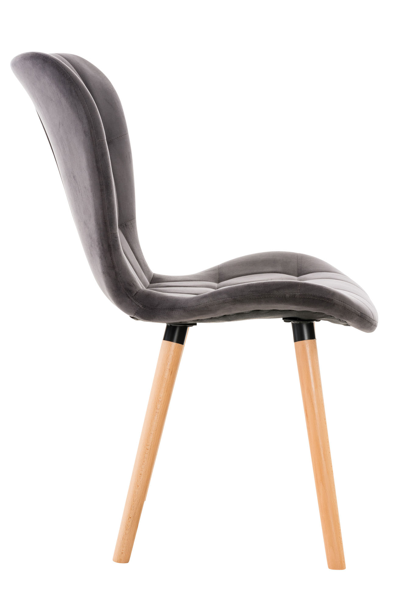 Chaise de table à manger Elda Velours