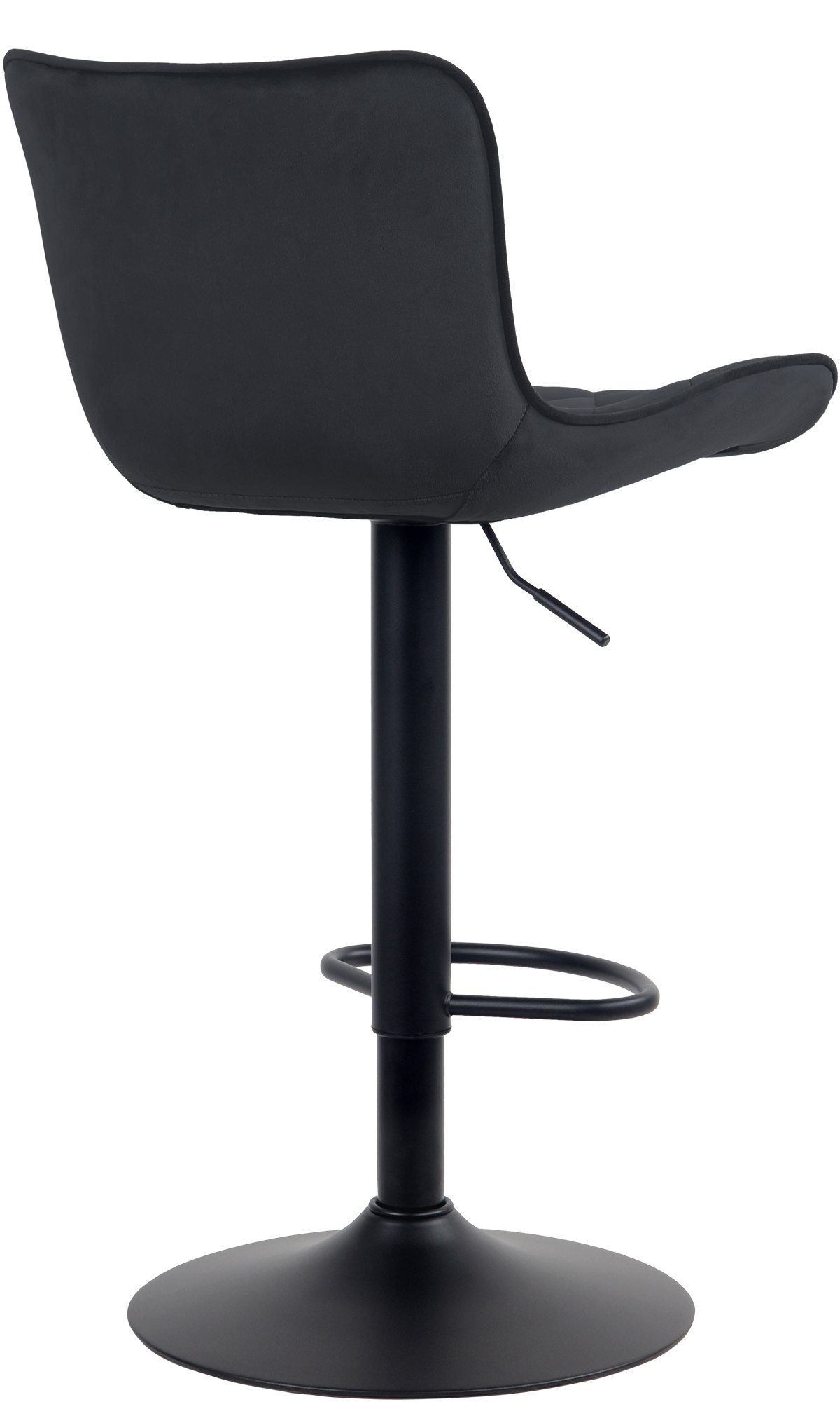 Lot de 2 Tabourets de bar Emma Pied Métal Hauteur Réglable Pivotant