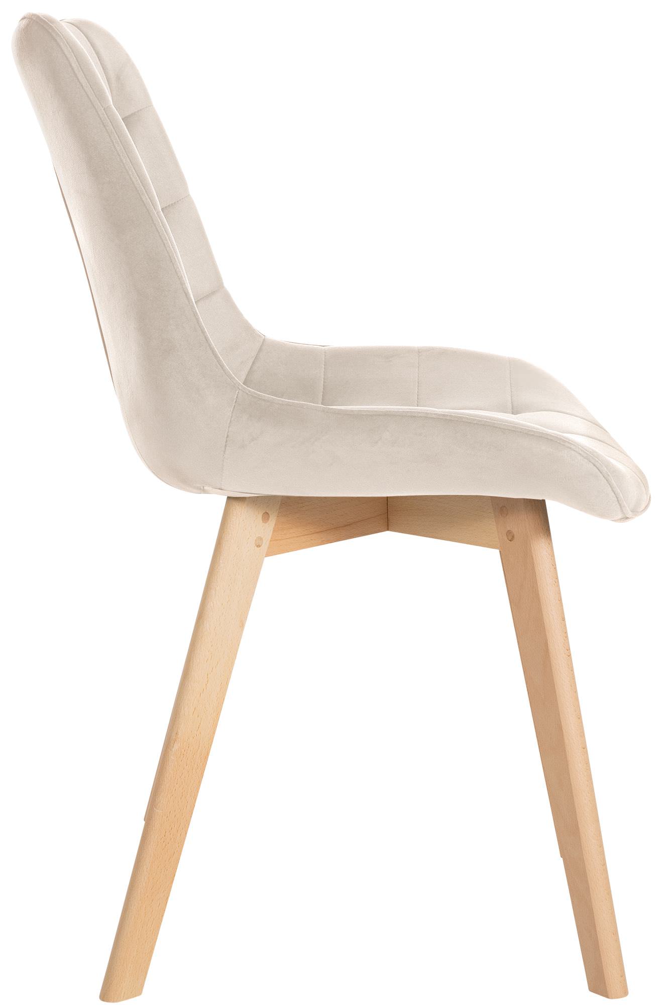 Lot de 2 chaises Brook velours