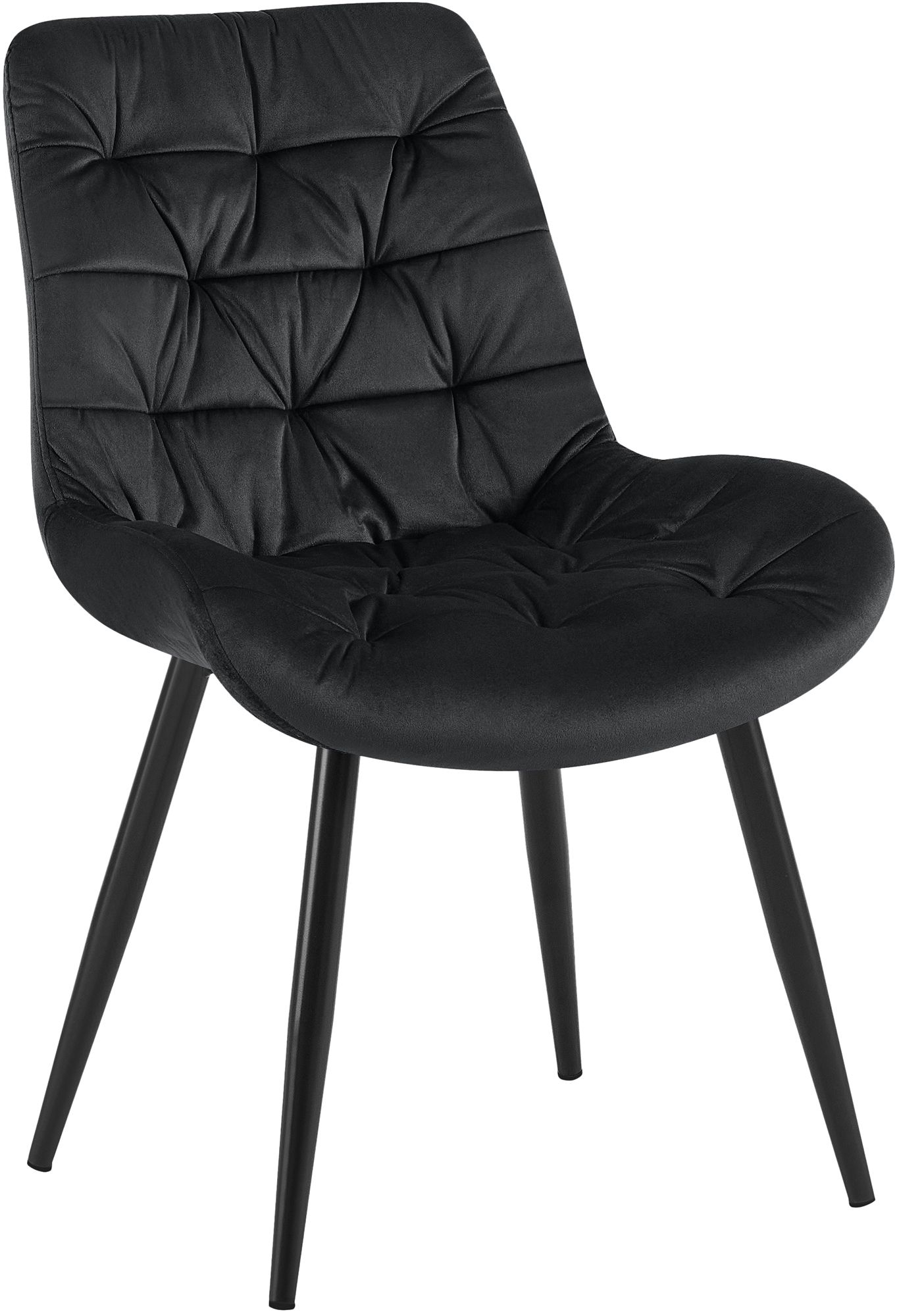 Chaise de salle à manger Rossford velours