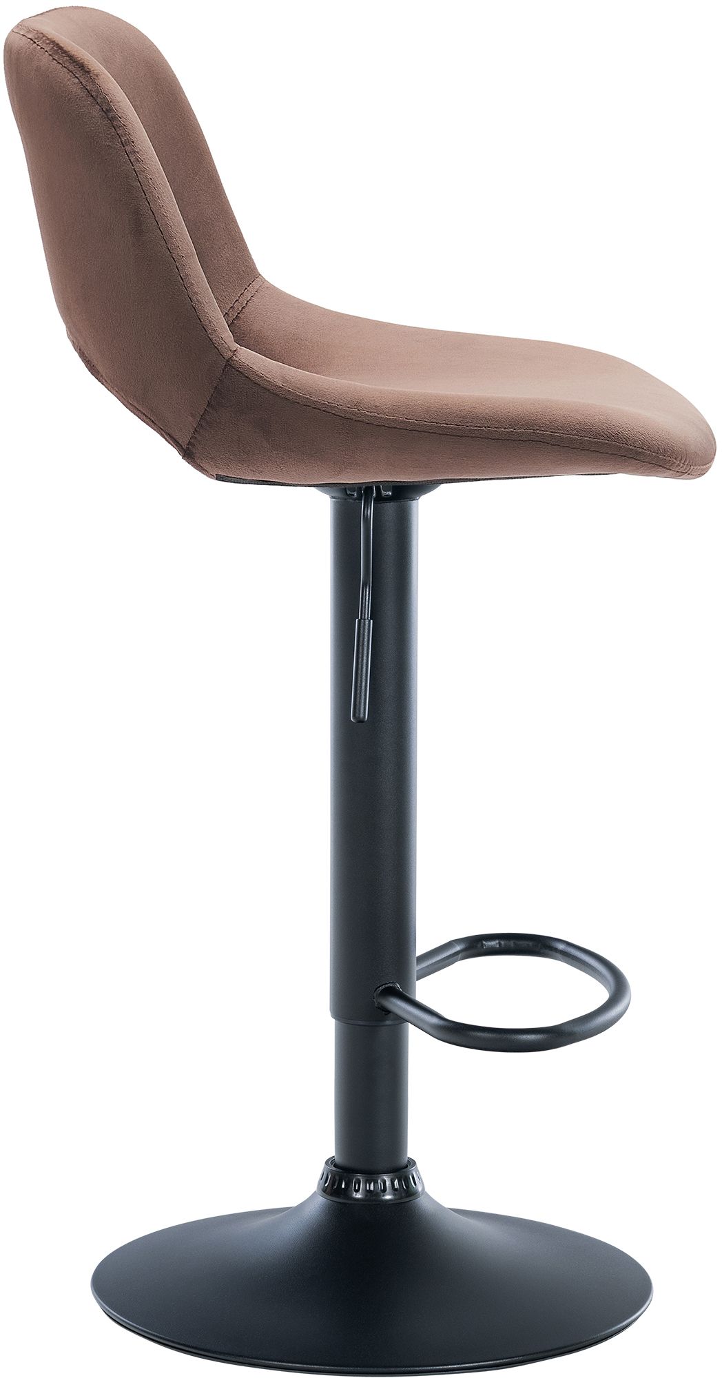Tabouret de bar Camden velours