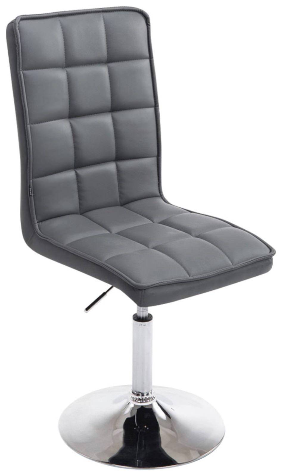 Lot de 2 chaises de salle à manger Peking V2 en similicuir pied trompette