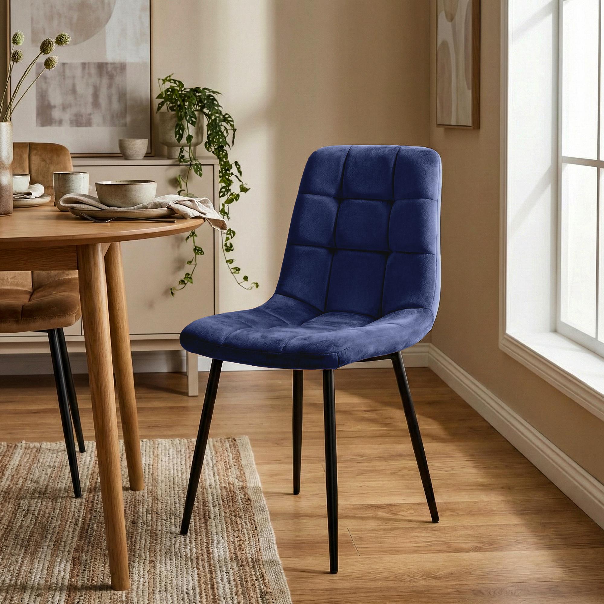 Lot de 4 chaises de salle a manger Antibes