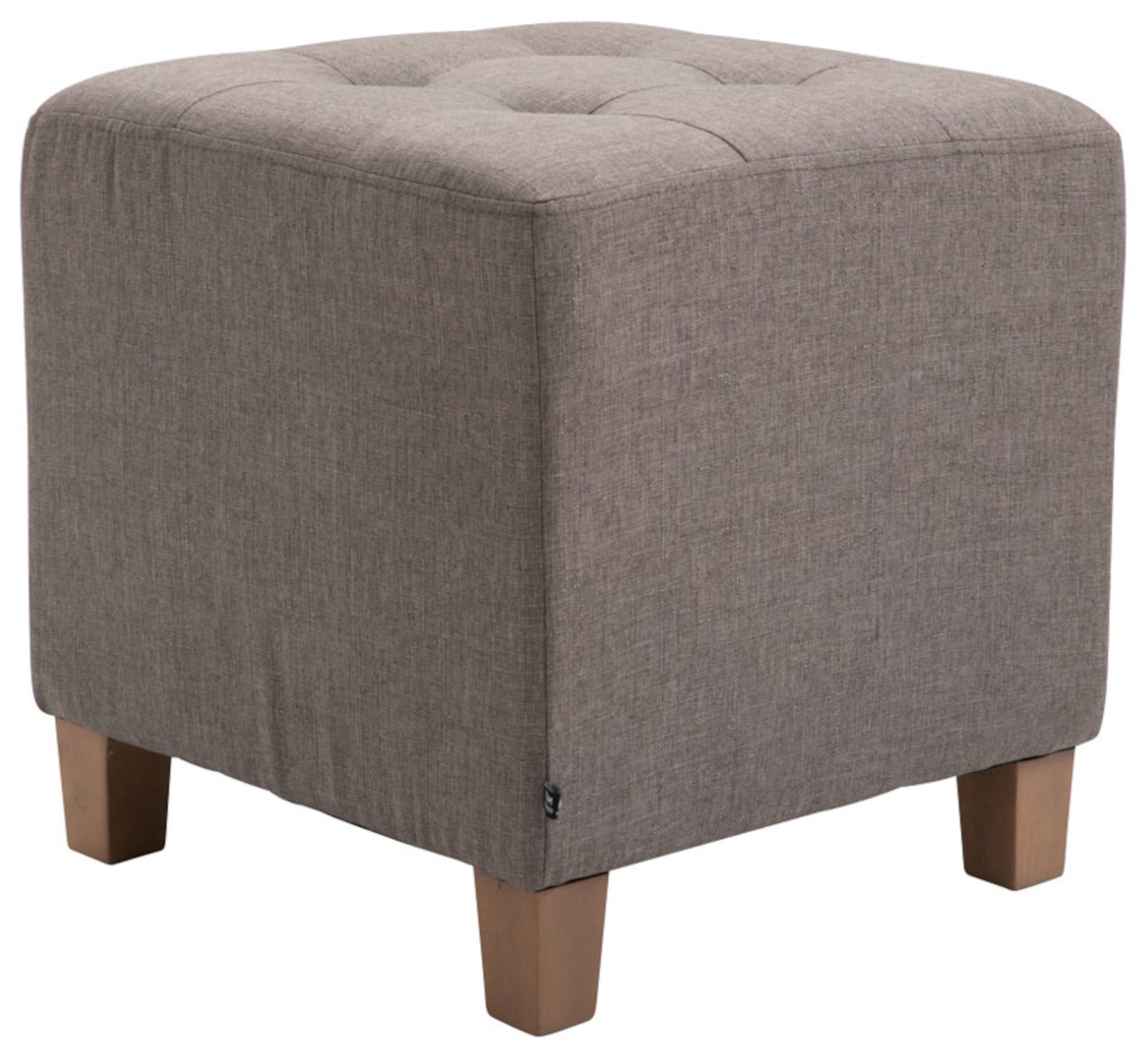 Lot de 2 tabourets bas Pharao en tissu