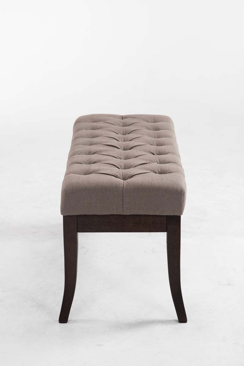 Banc Ramses tissu antique sombre