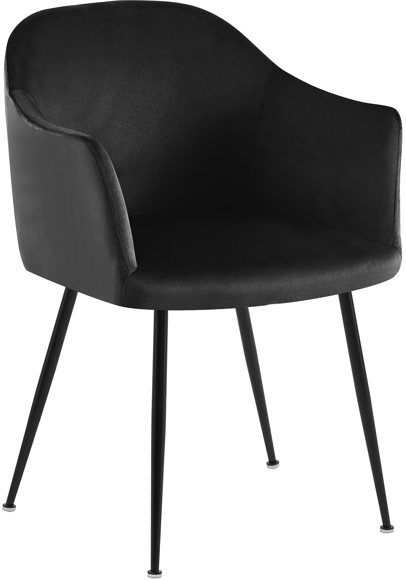 Chaise de salle à manger Jaysie velours