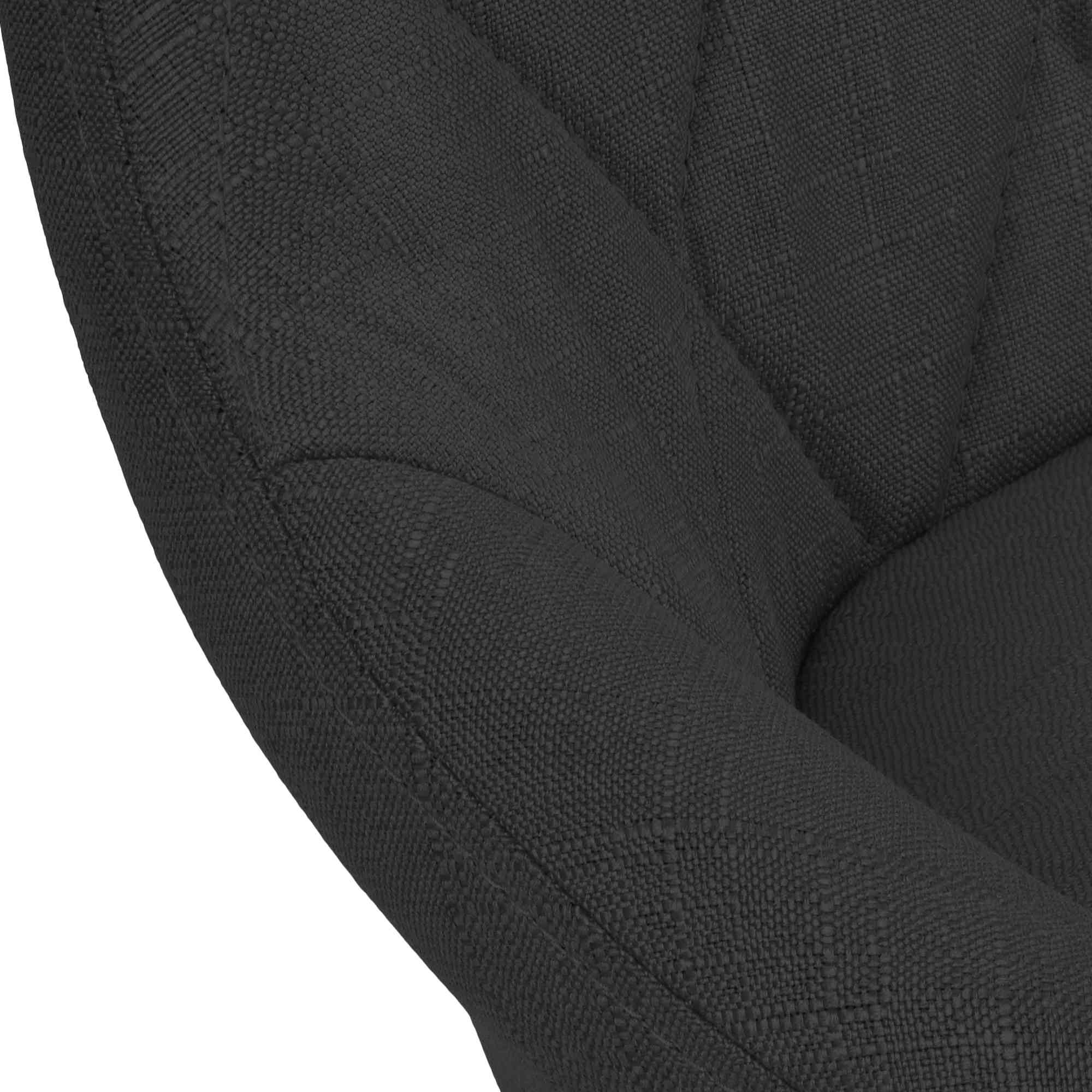 Tabouret de bar Lazio en Tissu Hauteur réglable siège pivotant