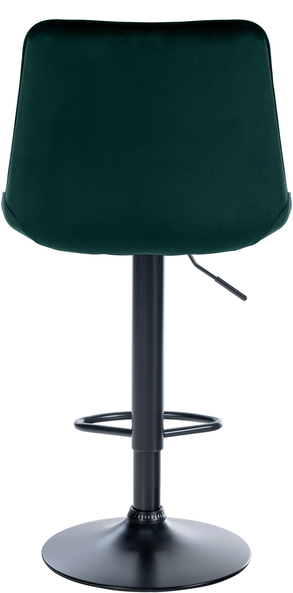 Lot de 2 tabourets de bar Toni velours