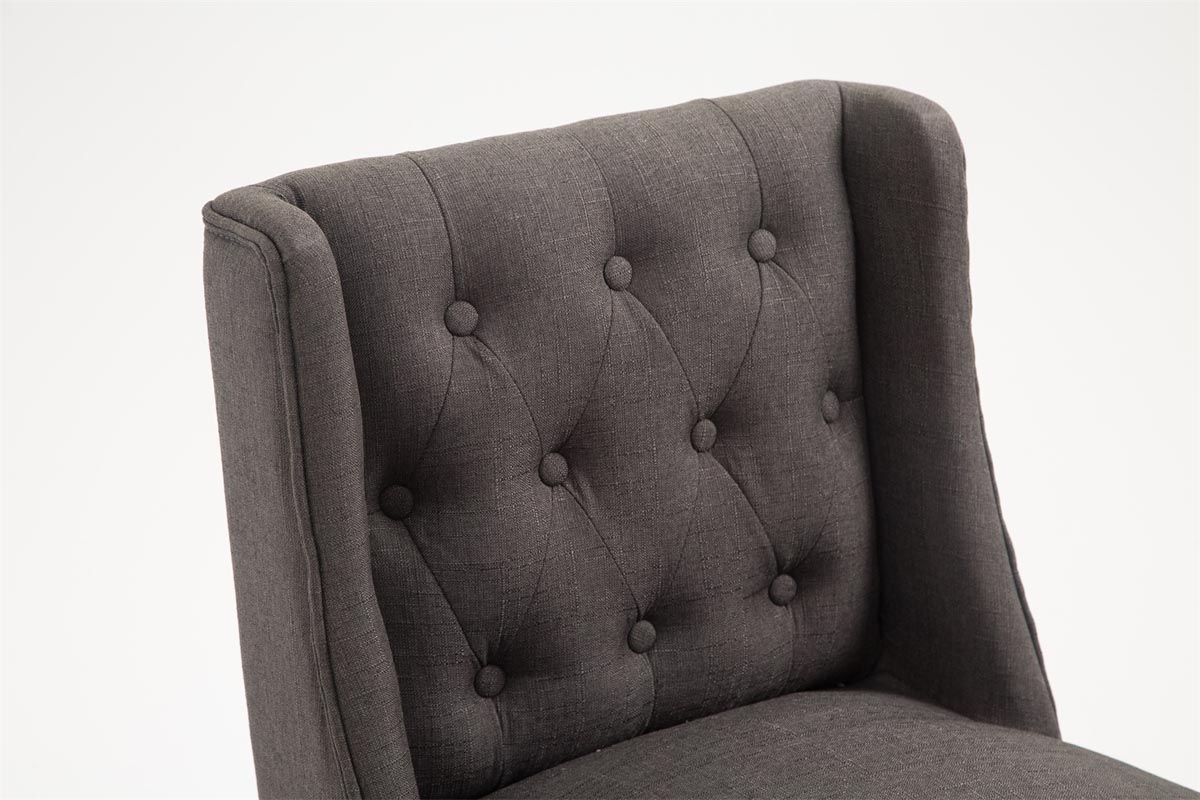 Tabouret de bar Cassandra tissu