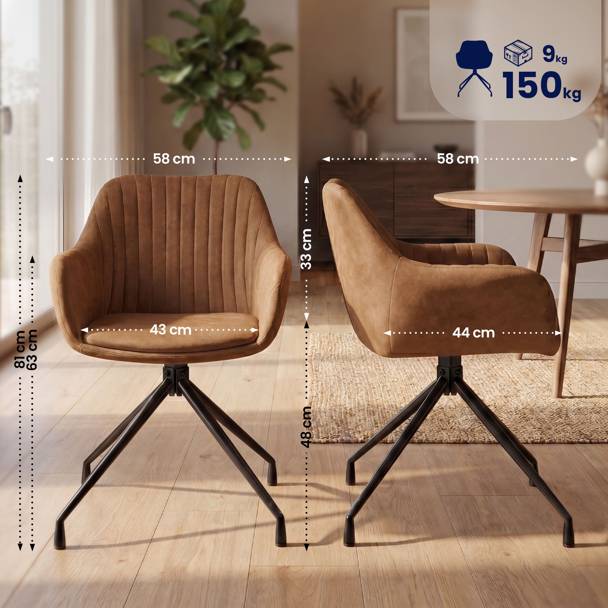 Chaise de salle a manger Welby