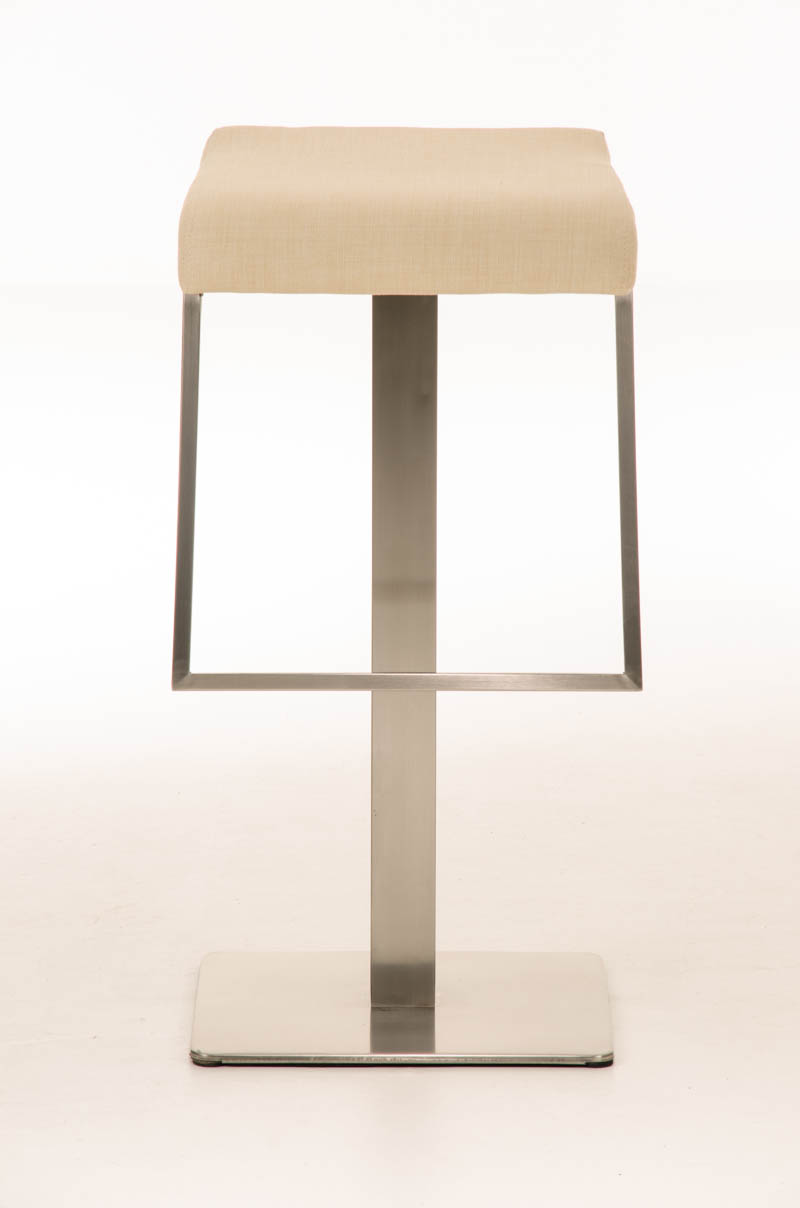 Tabouret de bar Lameng E78 tissu pied en métal